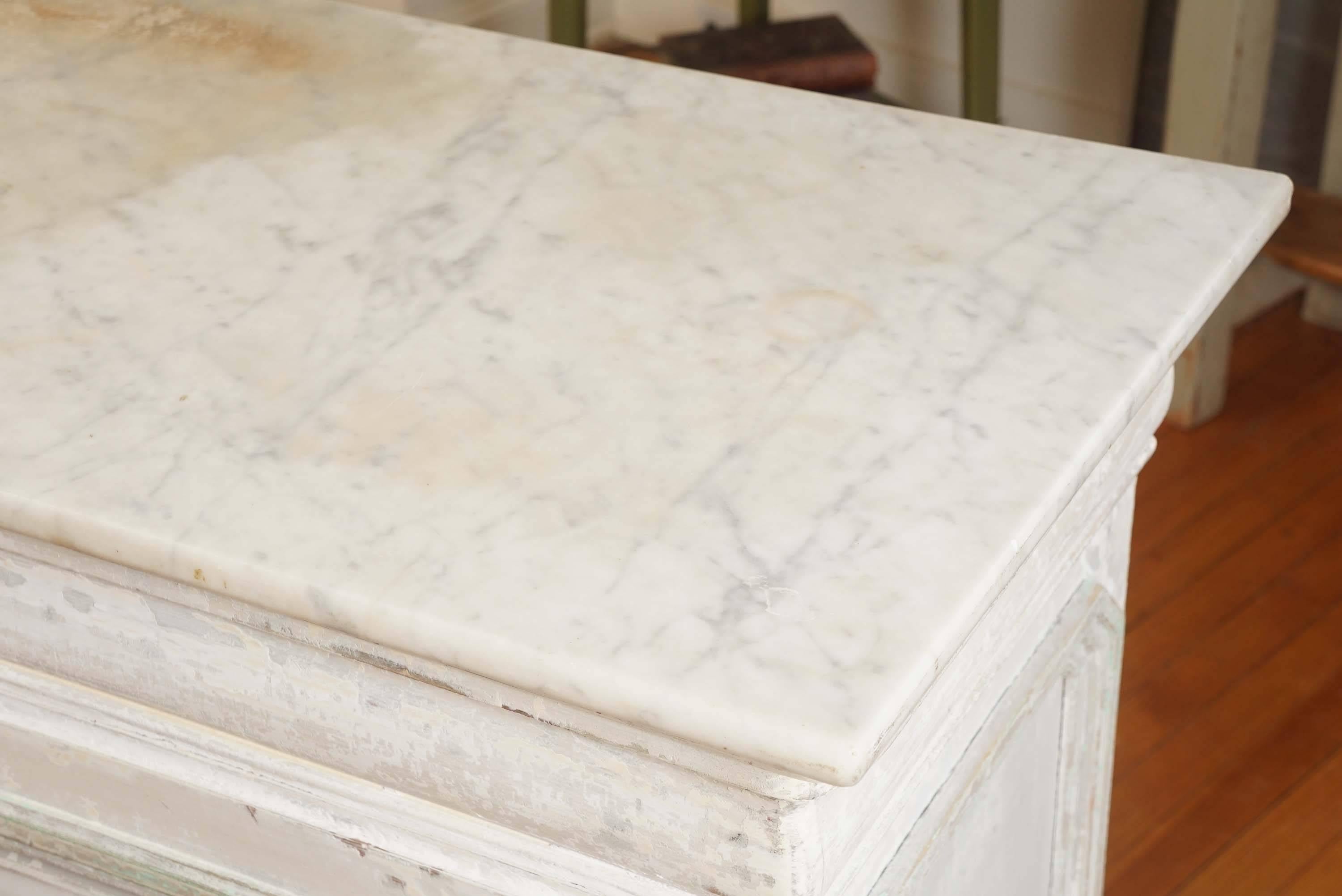 French Marble-Top Bakery Store Counter