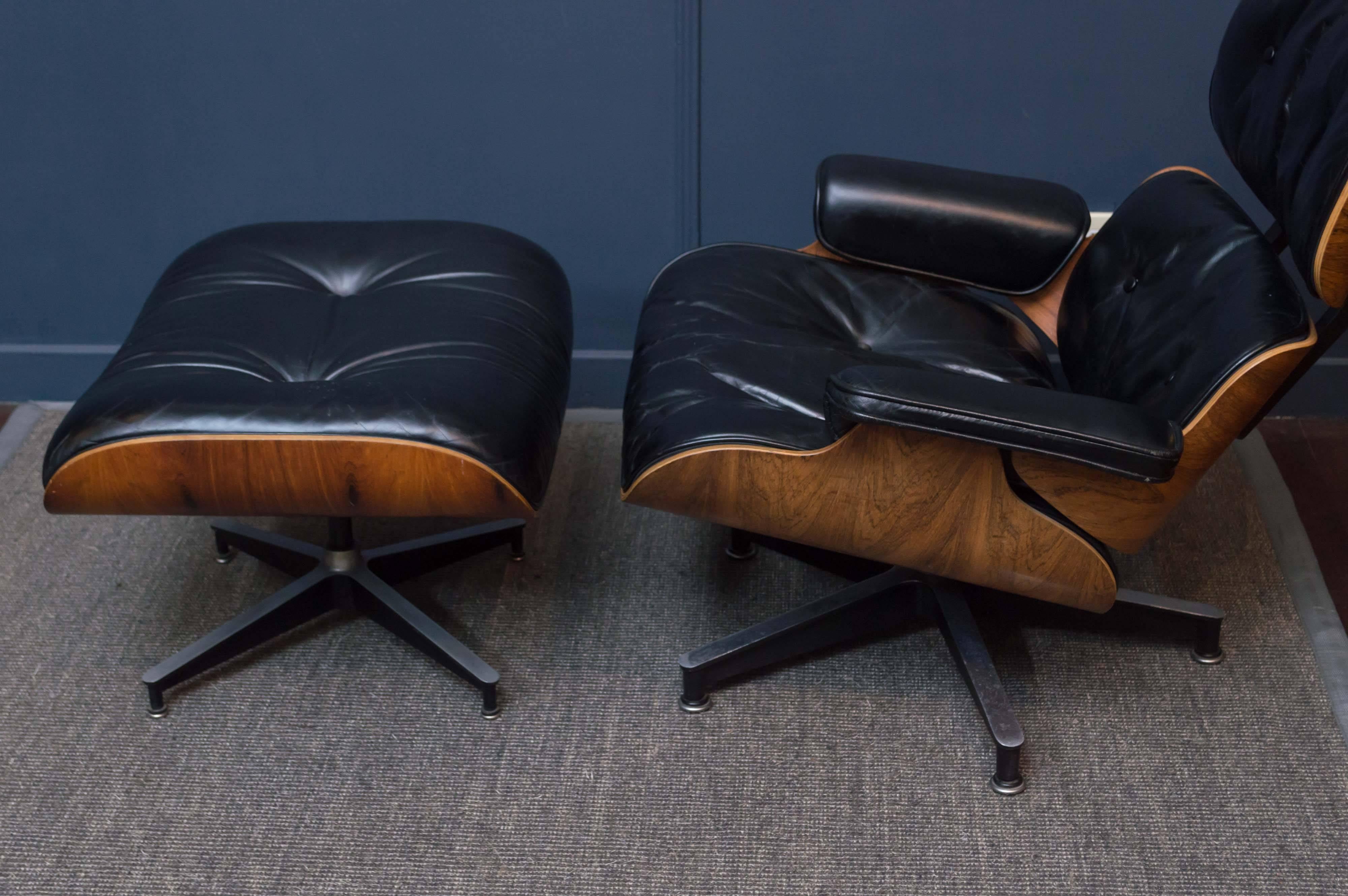 American Eames Lounge Chair and Ottoman