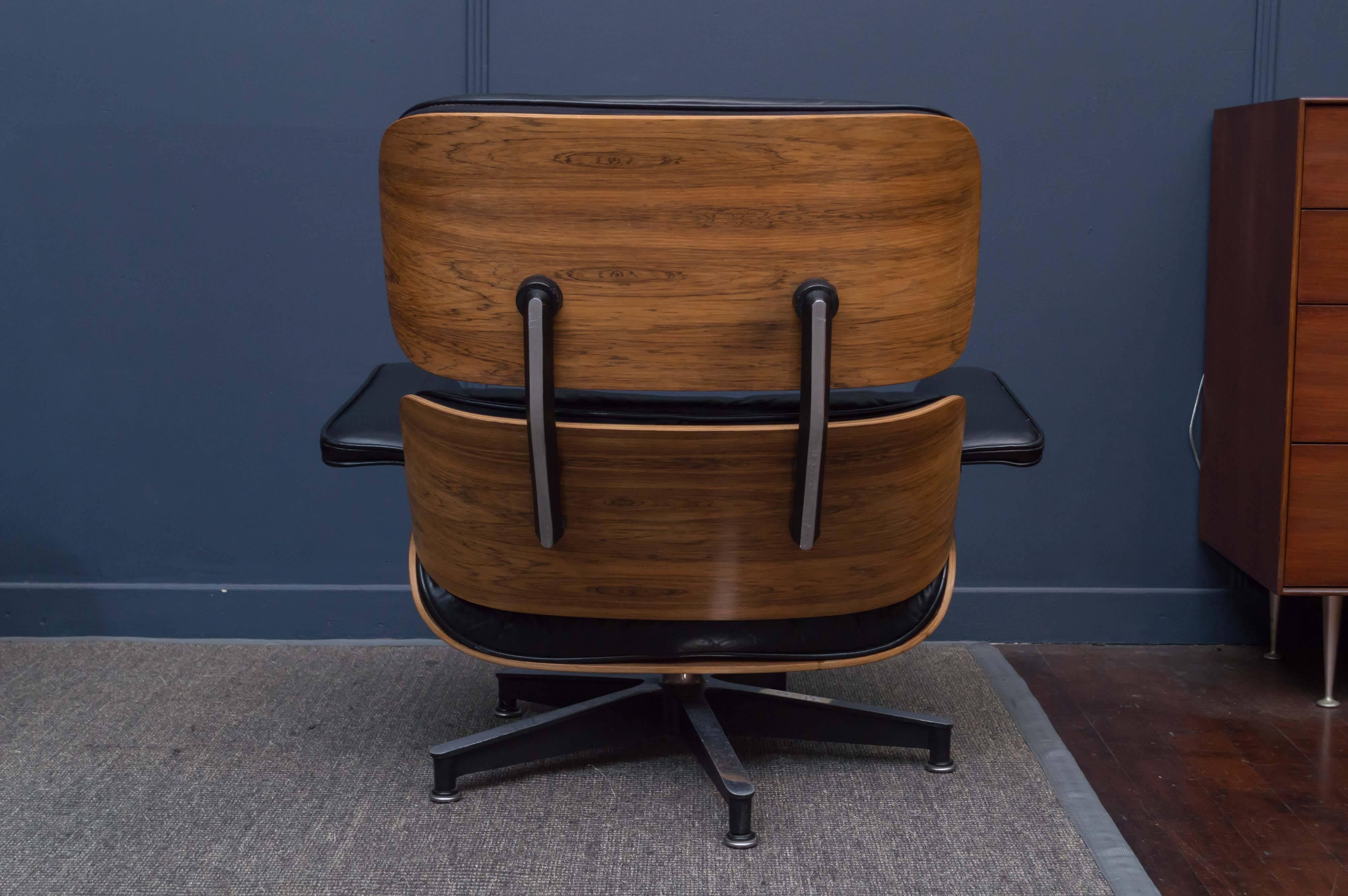 Eames Lounge Chair and Ottoman In Good Condition In San Francisco, CA