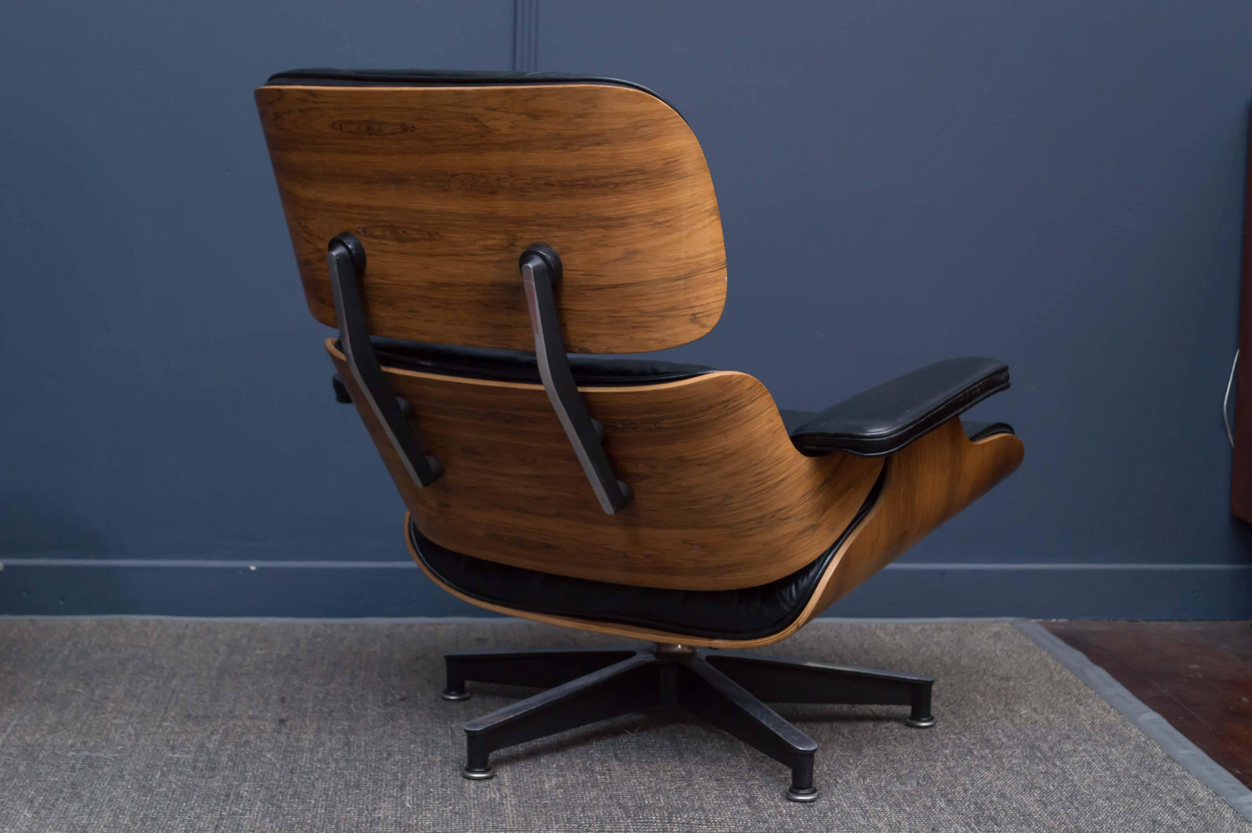 Late 20th Century Eames Lounge Chair and Ottoman
