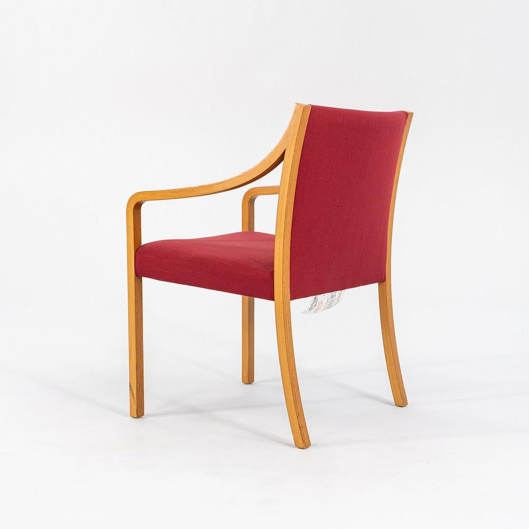 1987 Bert England for Stow & Davis Red Fabric Dining Chair 3x Disponible Bon état - En vente à Philadelphia, PA
