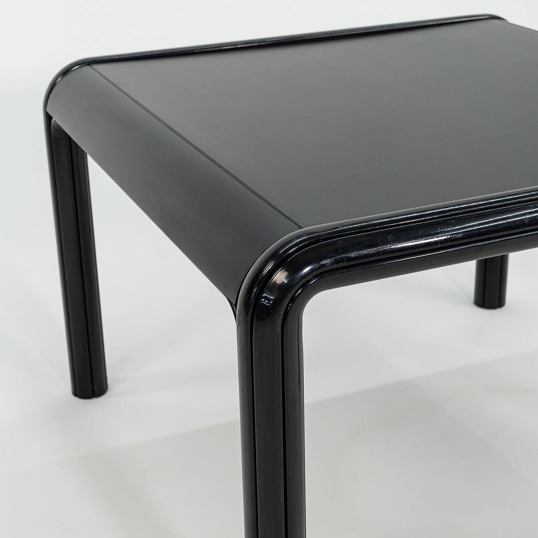Aluminium 1970s Gae Aulenti for Knoll 40 inch Orsay Square Dining Table with Laminate Top en vente