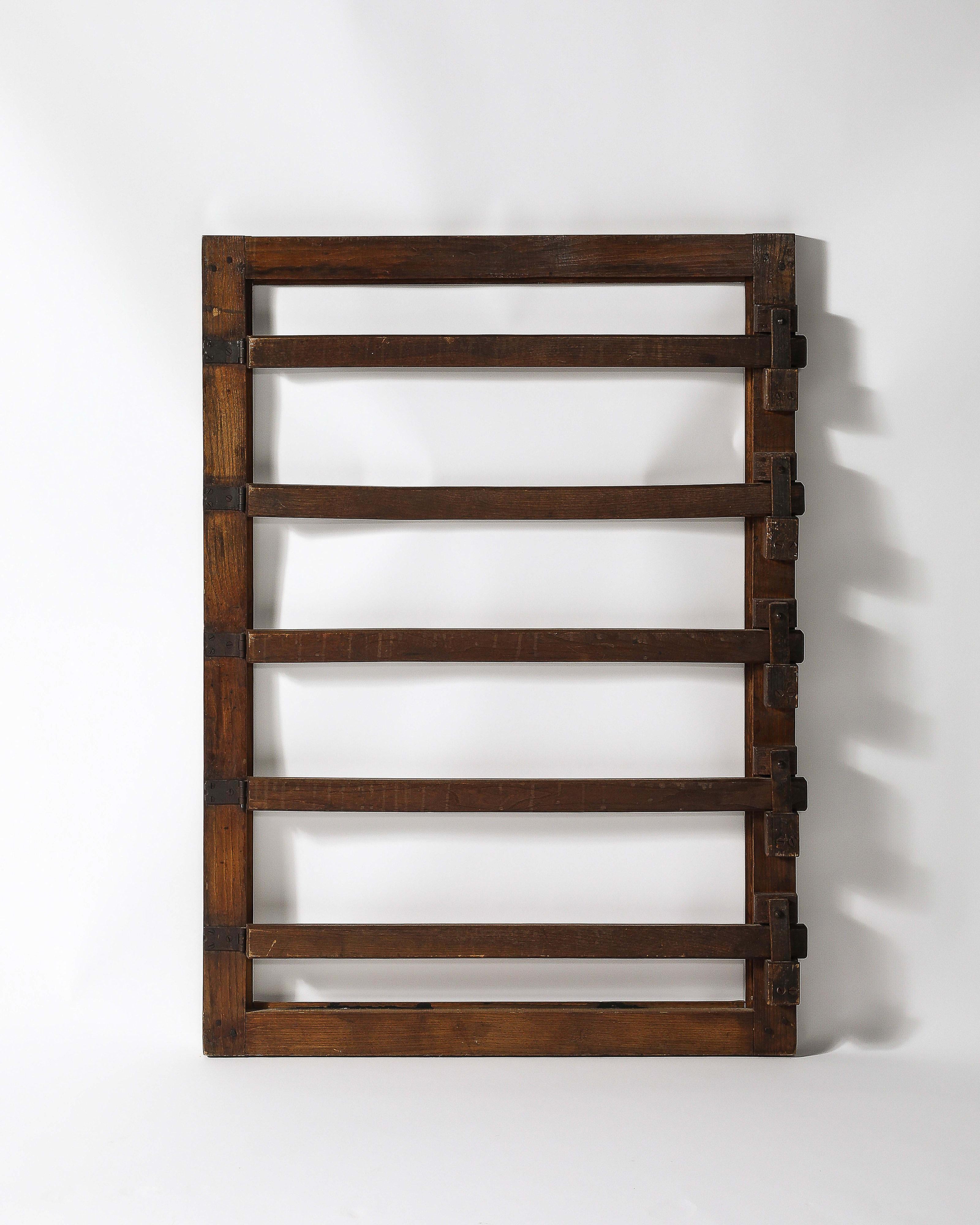 French Rustic Oak Frame/Gate France, 19th C For Sale