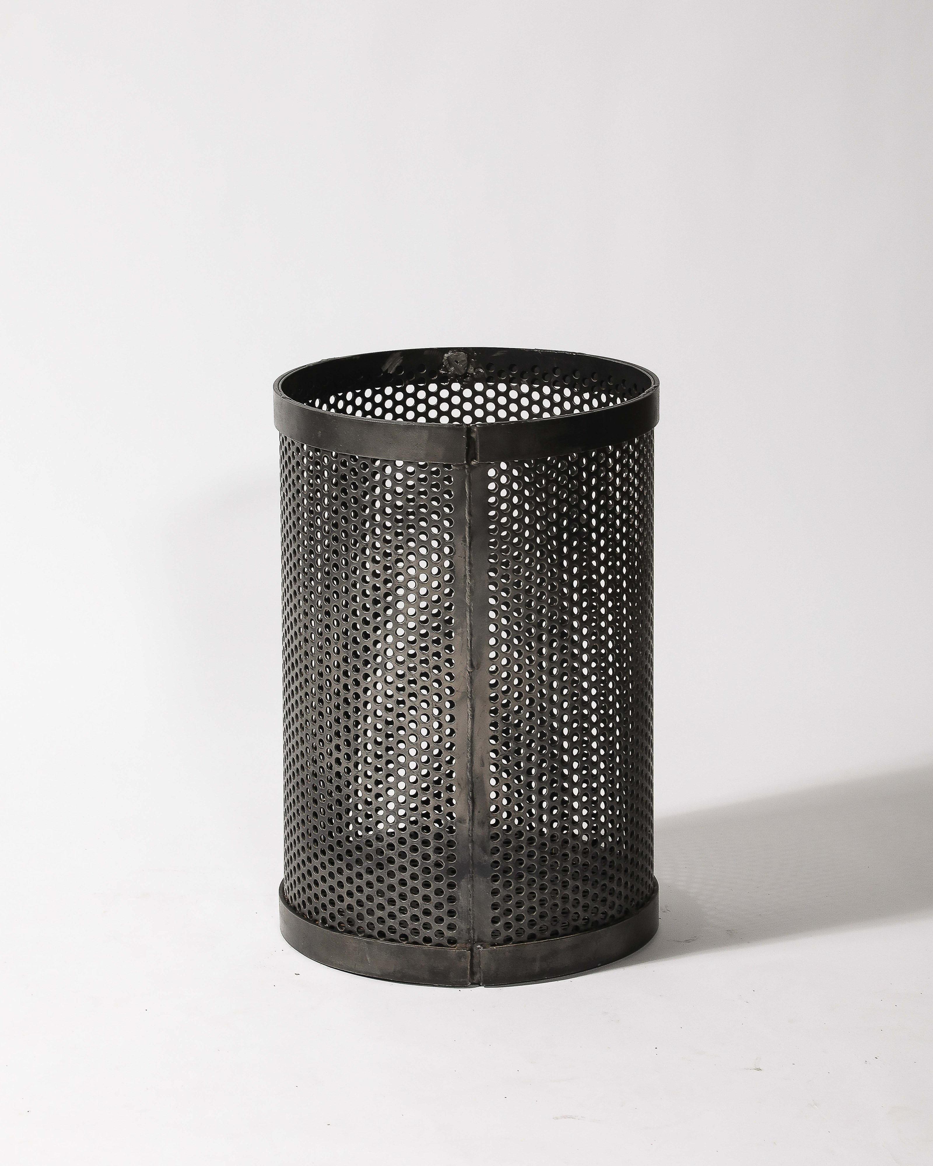 Steel Mesh Basket/Firewood Holder, 20th C For Sale 1