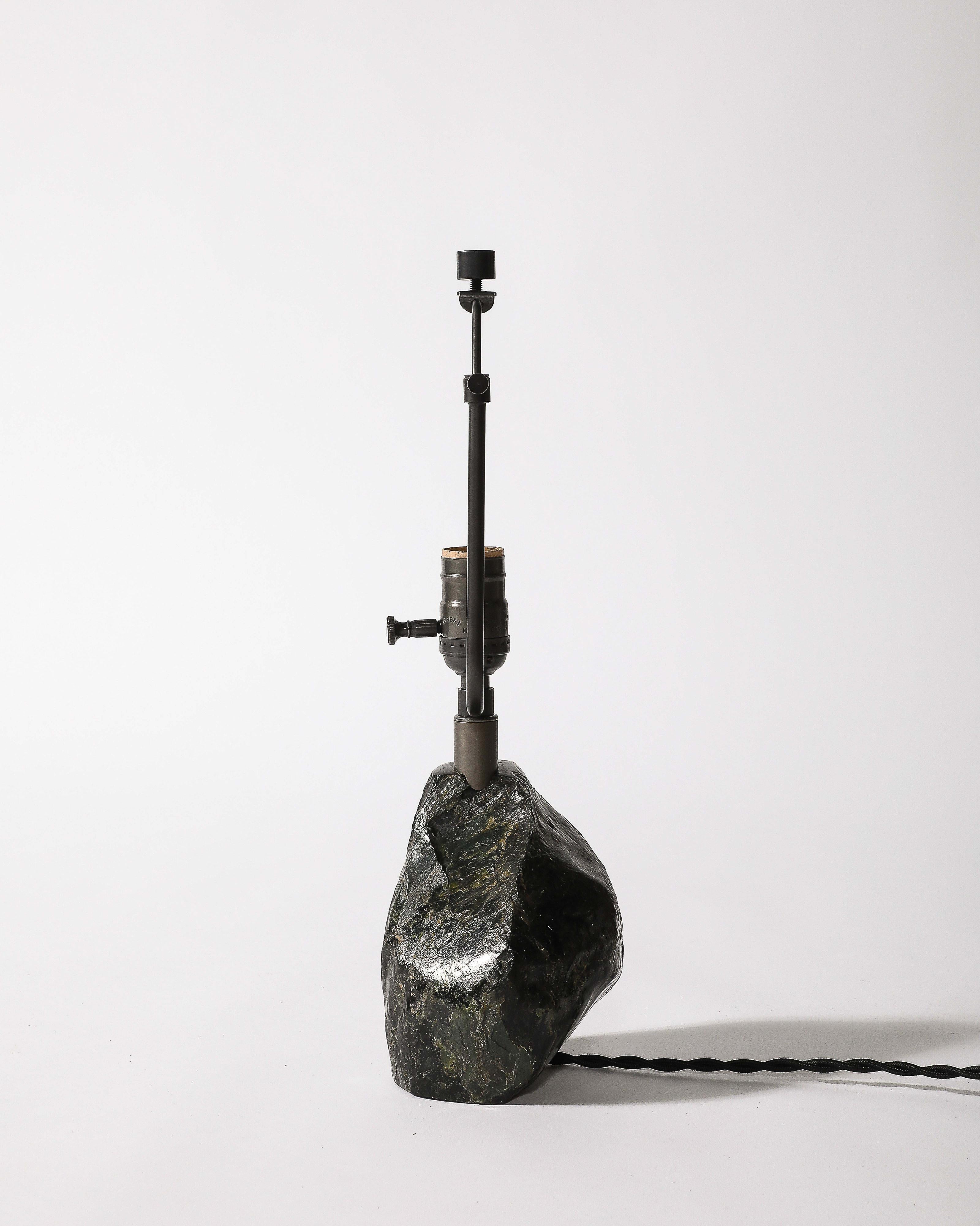 Lampe de table en obsidienne dans le style de Jean Michel Frank, France, c.1960 en vente 1