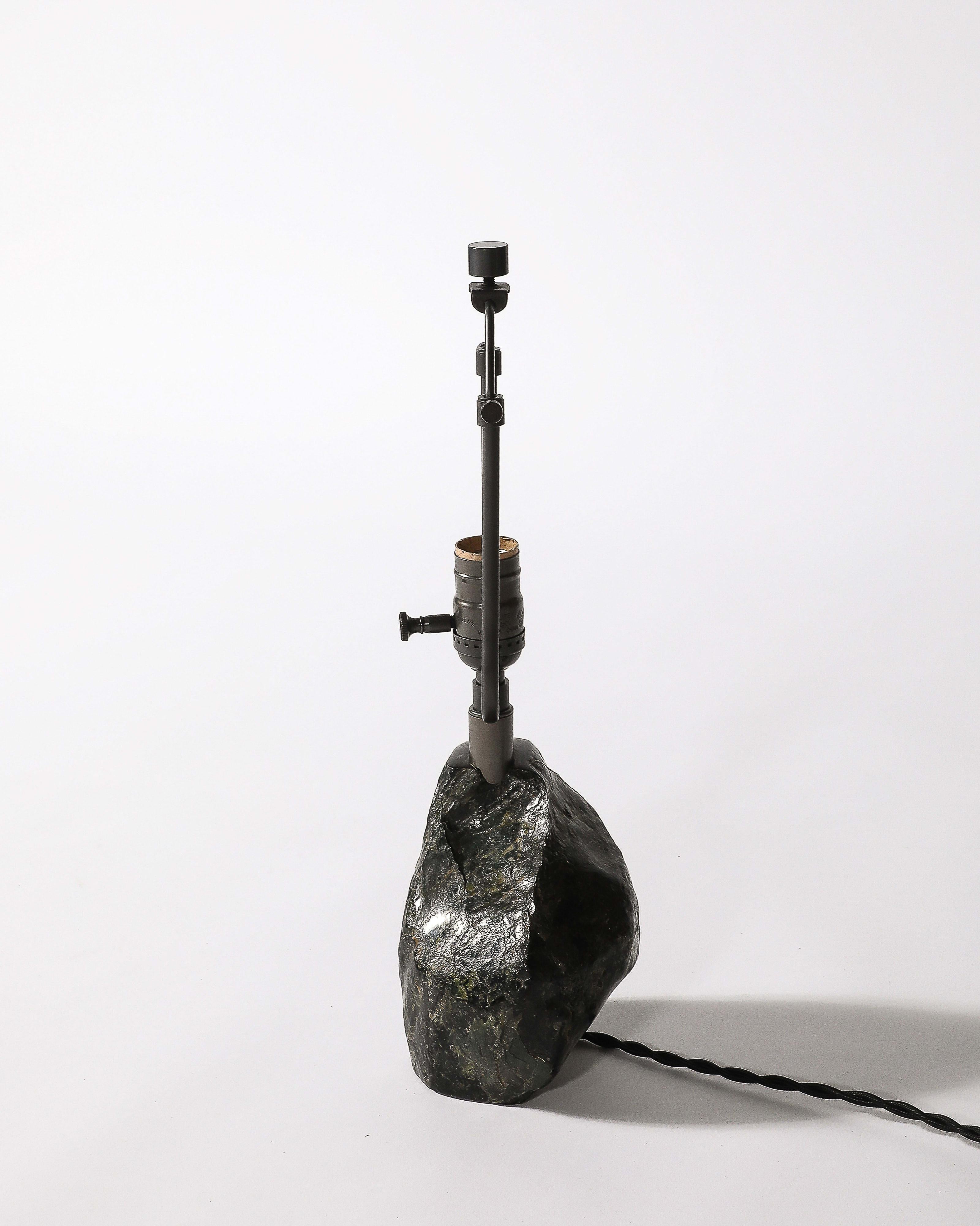 Lampe de table en obsidienne dans le style de Jean Michel Frank, France, c.1960 en vente 2