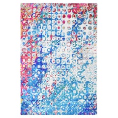 4'x6' THE PEACOCK, Sari Silk Colorful Hand Knots Rugs oriental