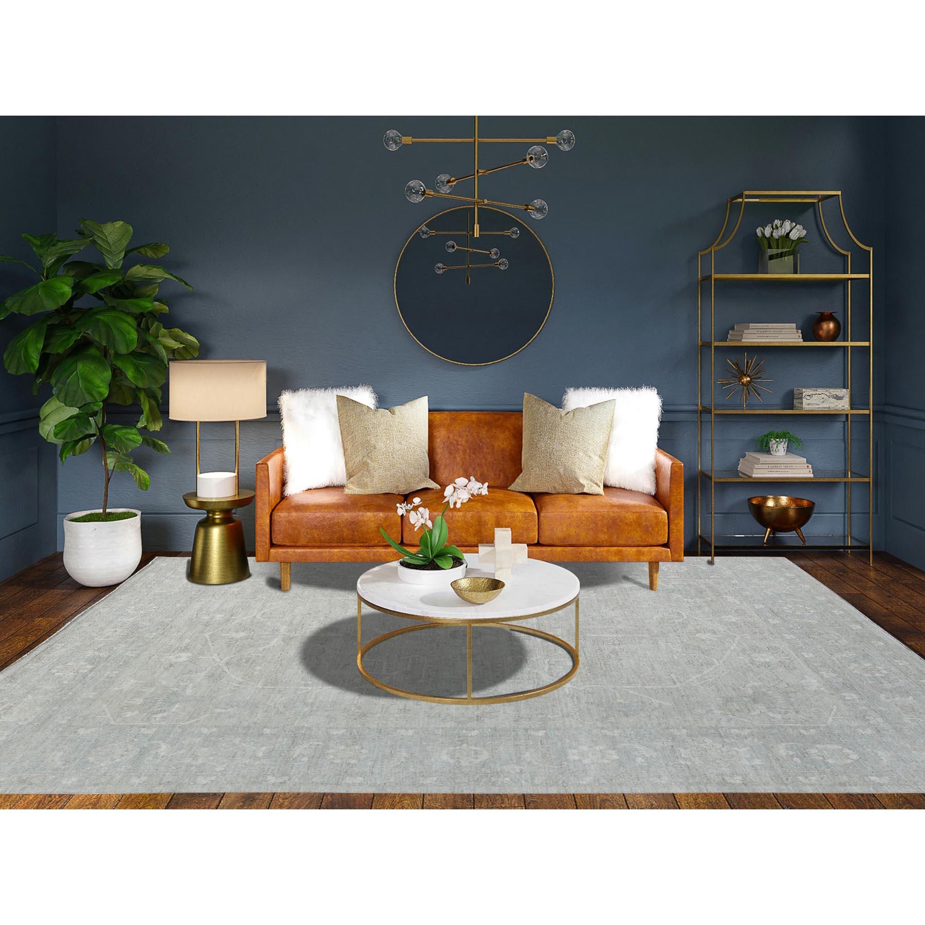 Austernweiß, ausgewaschener Peshawar mit Rankenmuster, handgeknüpft, 100% Wolle, dicht gewebt, Orientteppich
Primäre MATERIALIEN: Wolle
Latex: Kein Flor 
Höhe: 0,25 Zoll
Stil: Transitional
Grundfarbe: Elfenbein
Sekundäre Farben: Braun, Blau
Muster: