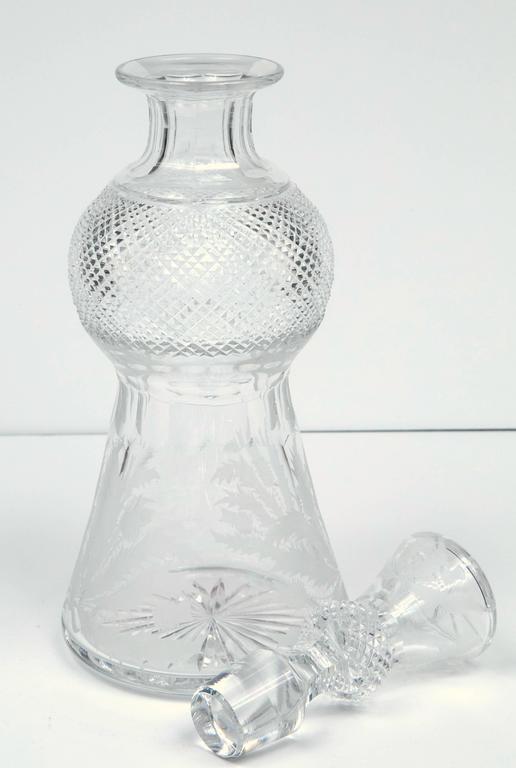 Edinburgh Crystal Decanter and Stemware Set at 1stDibs
