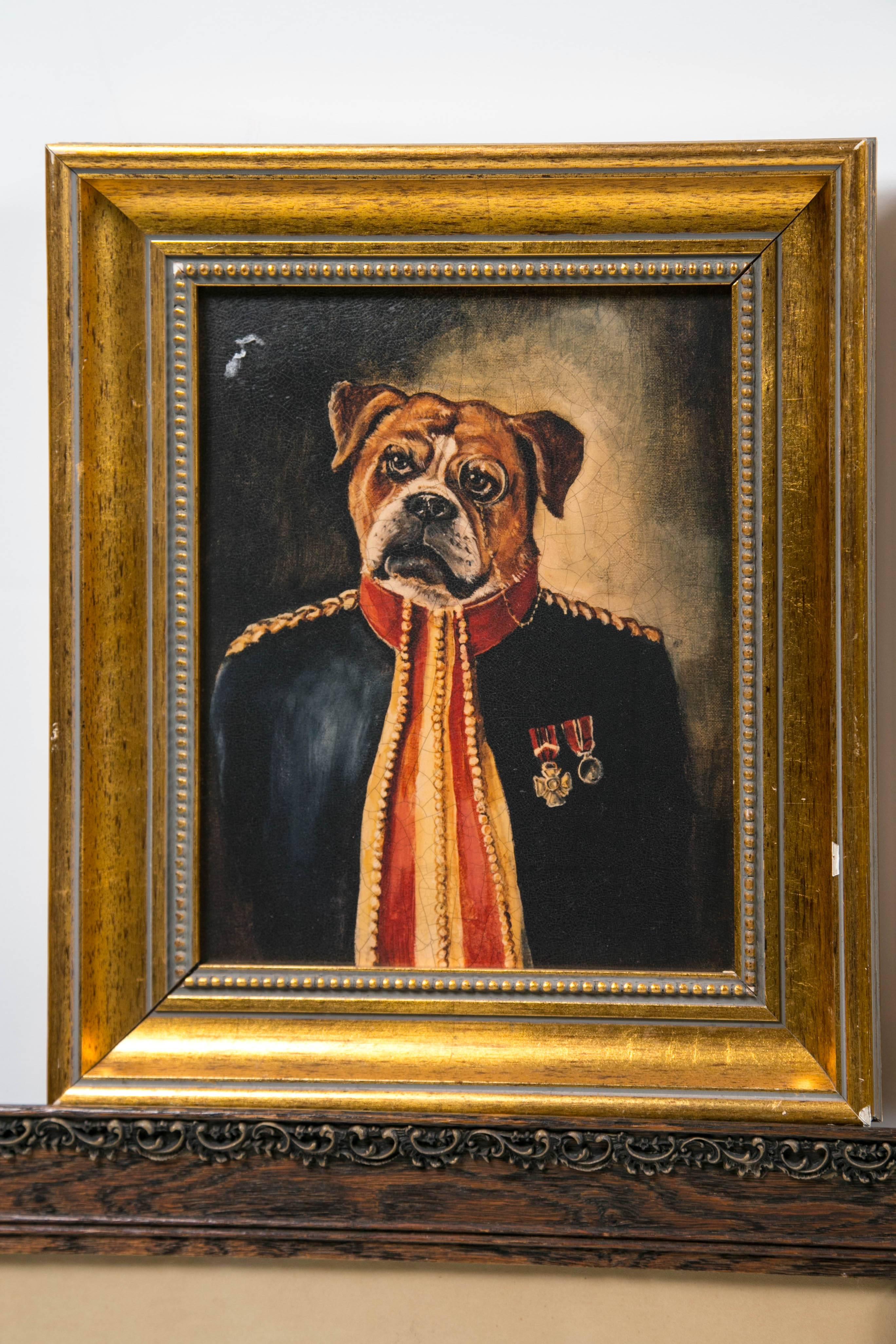 Unique Bulldog Art Collection In Good Condition For Sale In Stamford, CT