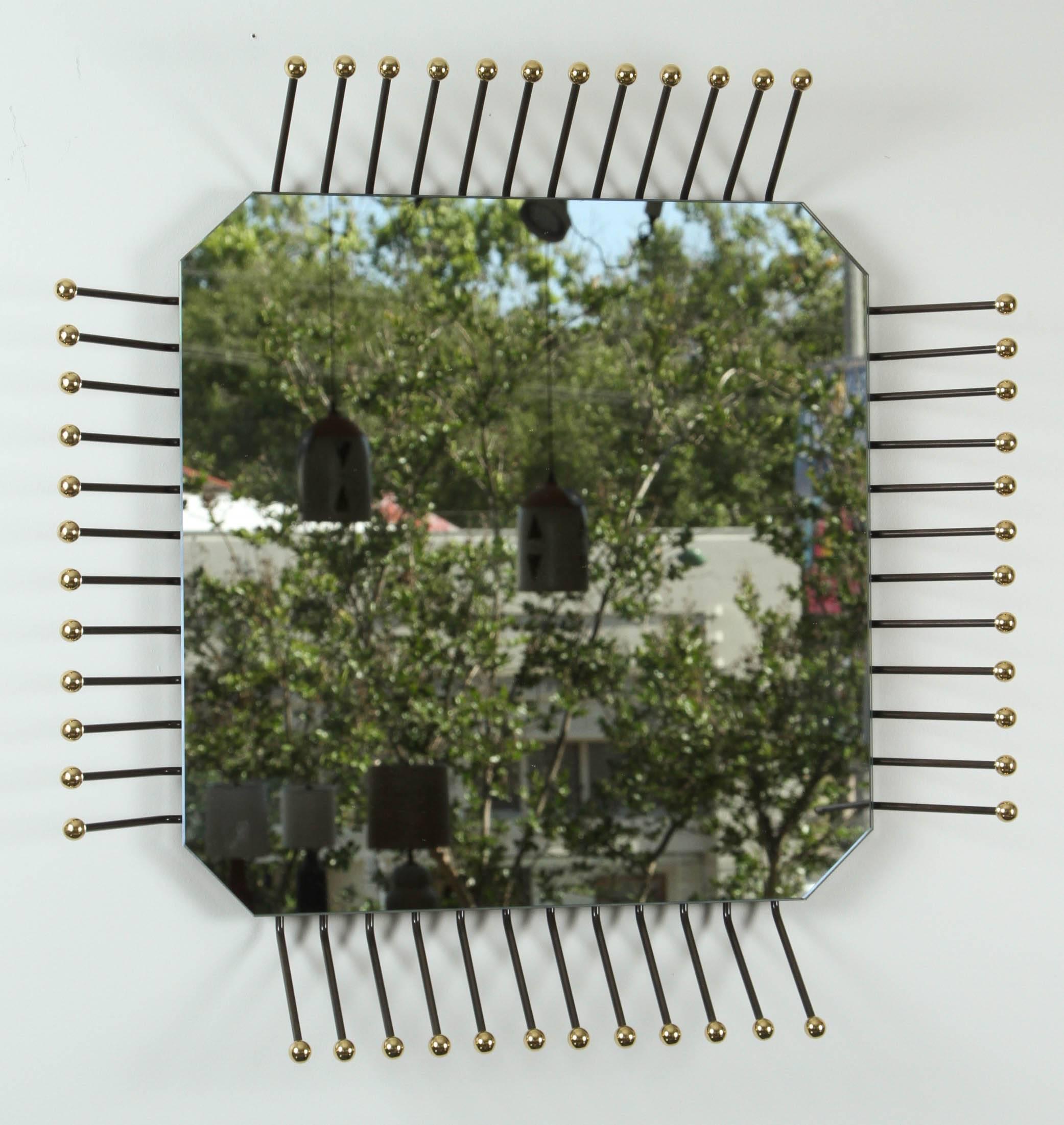 Motherboard square mirror by Collection Particuliere.