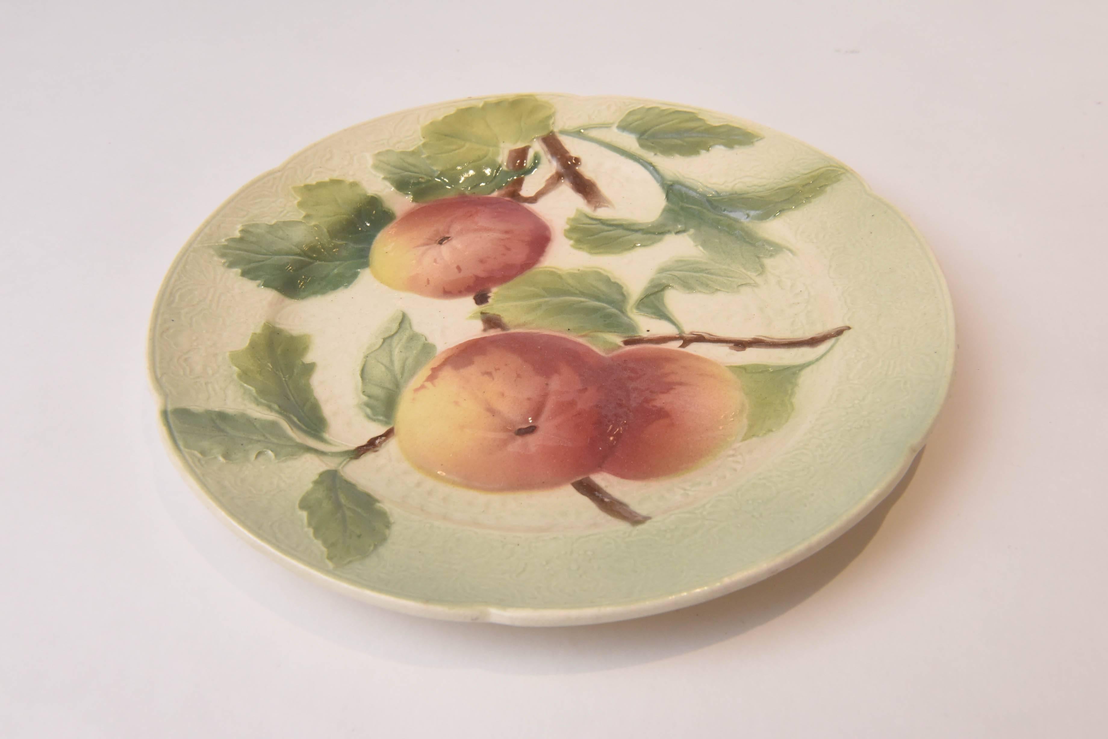 antique fruit plates