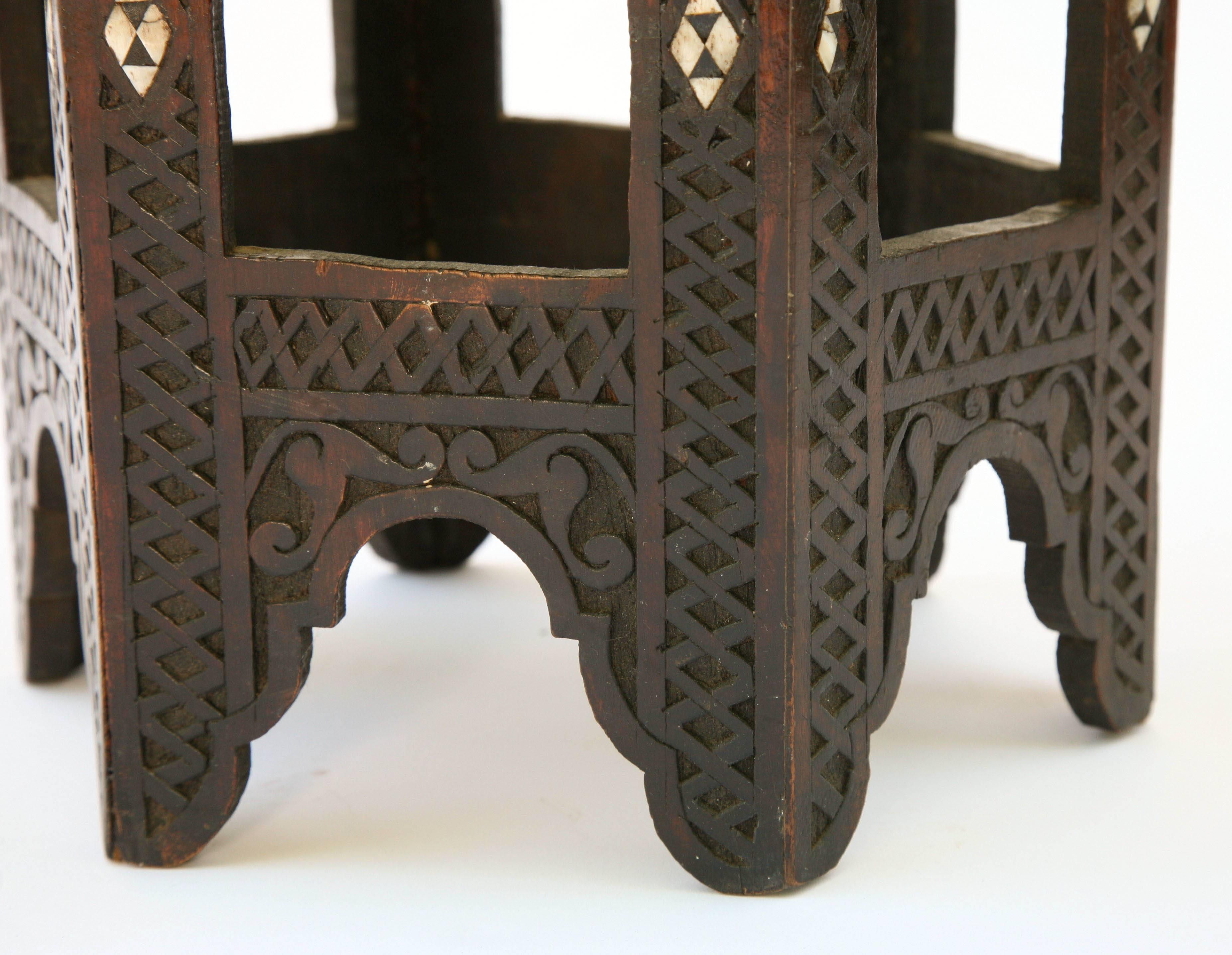 Carved Anglo-Indian Accent Table