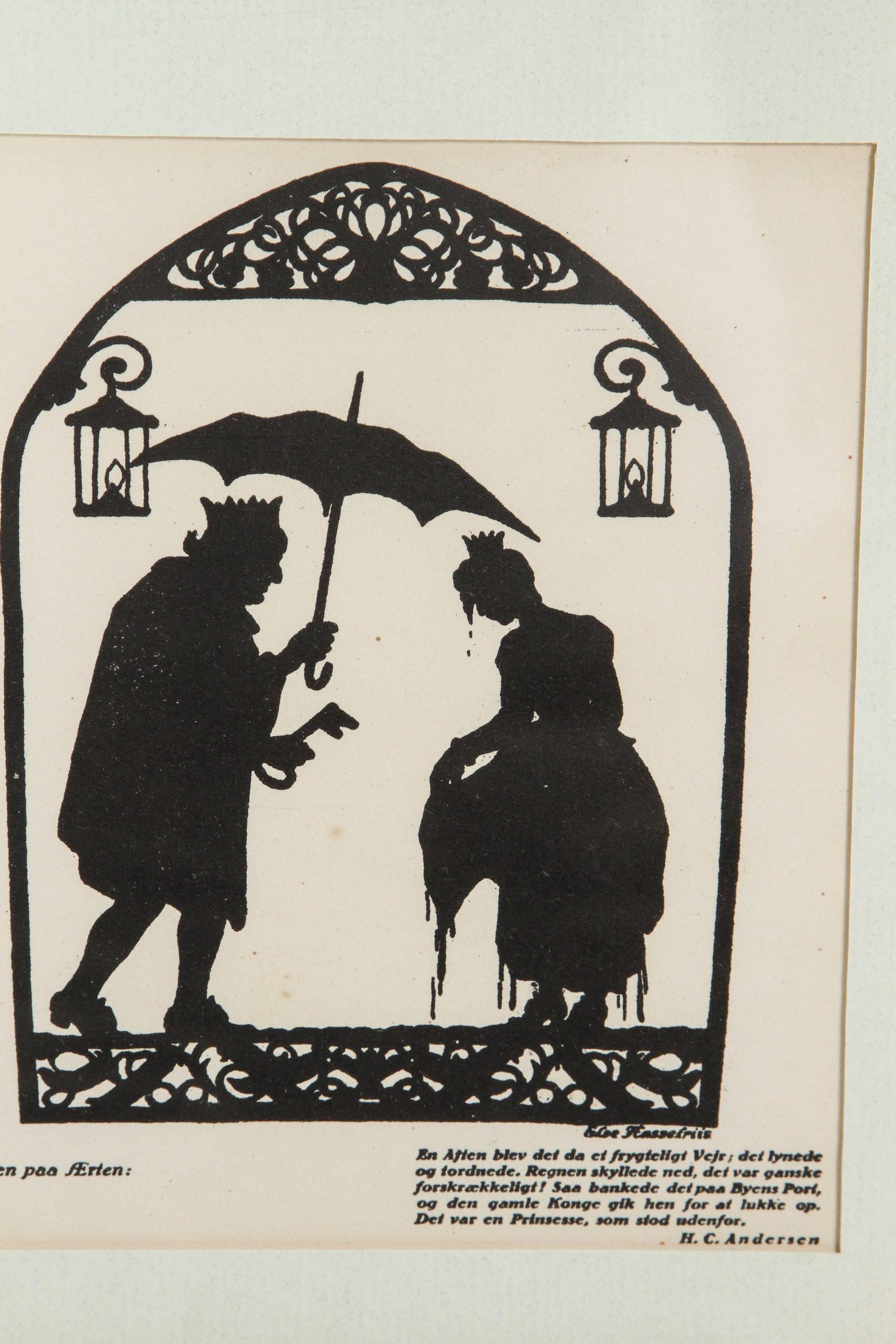 Vintage Silhouettes Prints of Hans Christian Andersen Fairy Tales 6