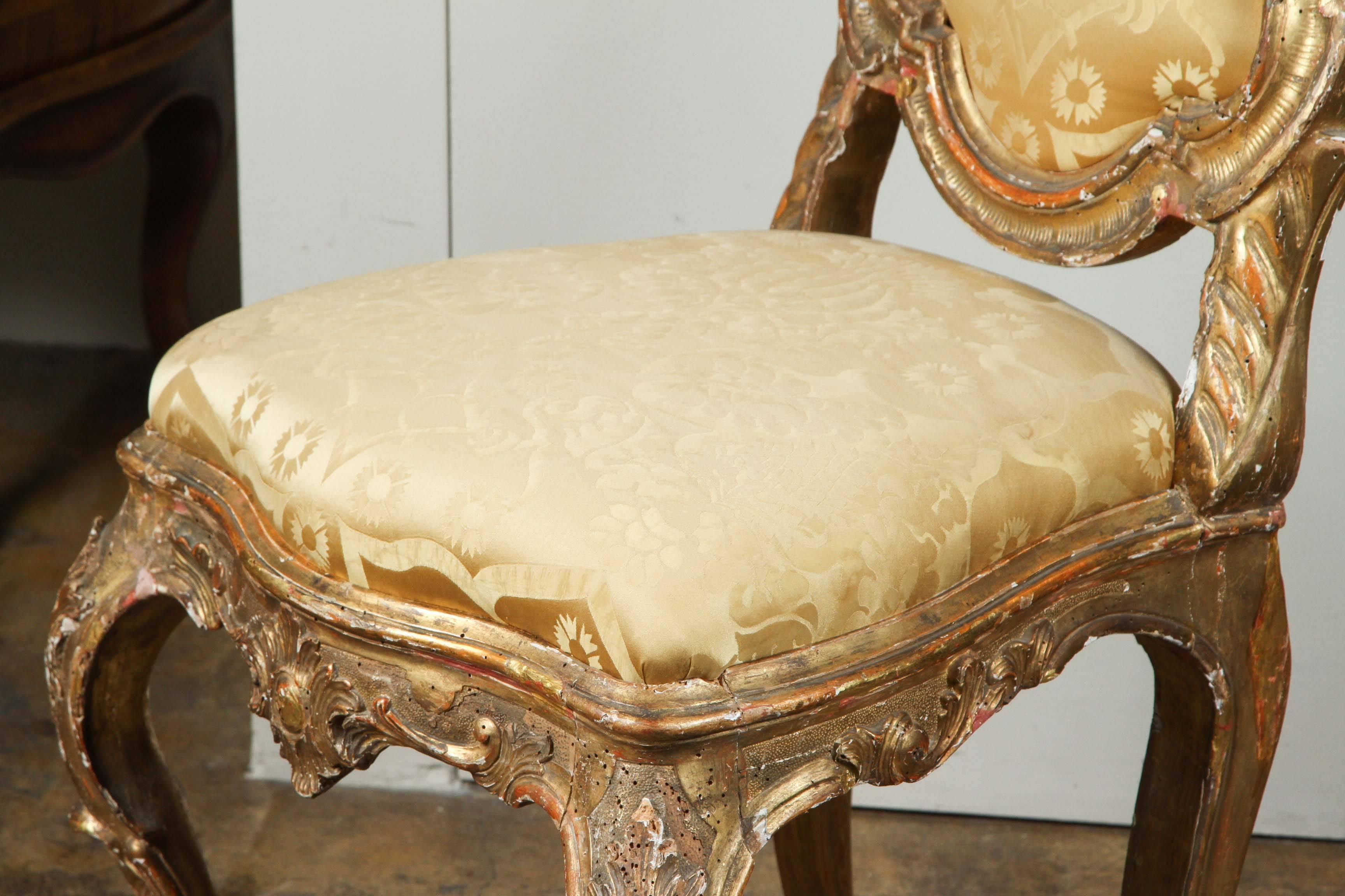 18th Century, French Opera Chair In Good Condition For Sale In Los Angeles, CA