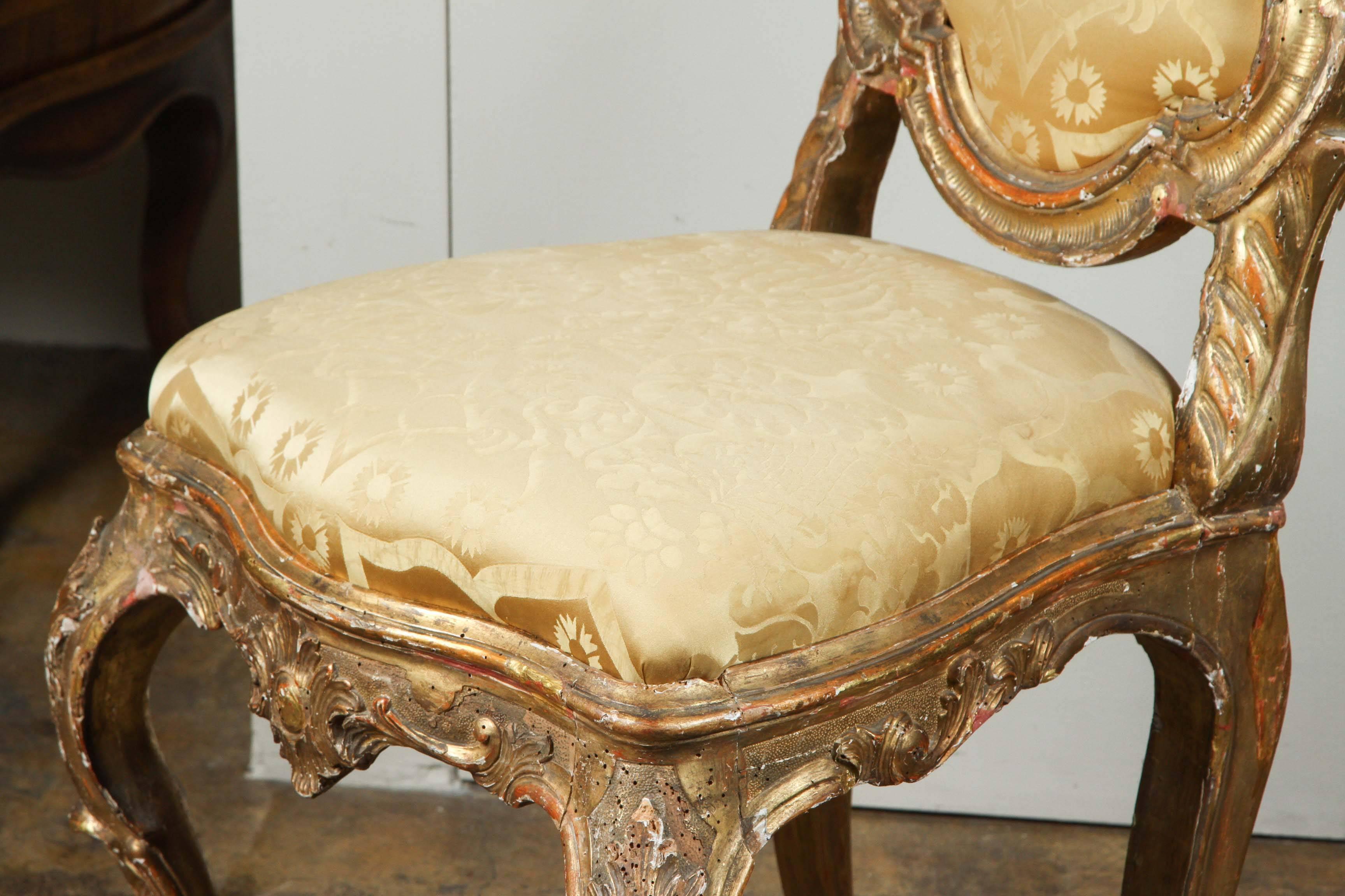 Carved 18th Century, French Opera Chair For Sale