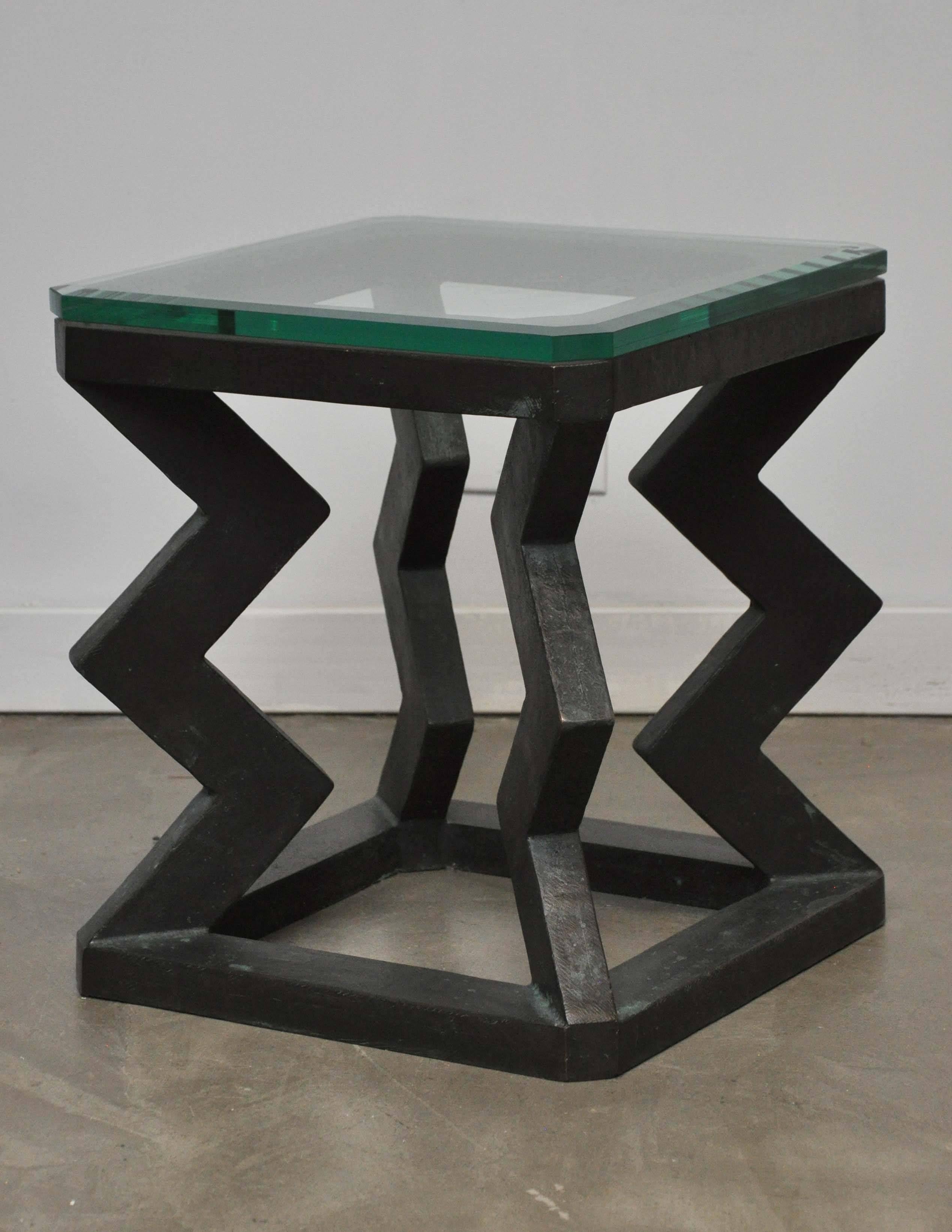 Gene Summers Bronze F15 Table In Excellent Condition In Chicago, IL