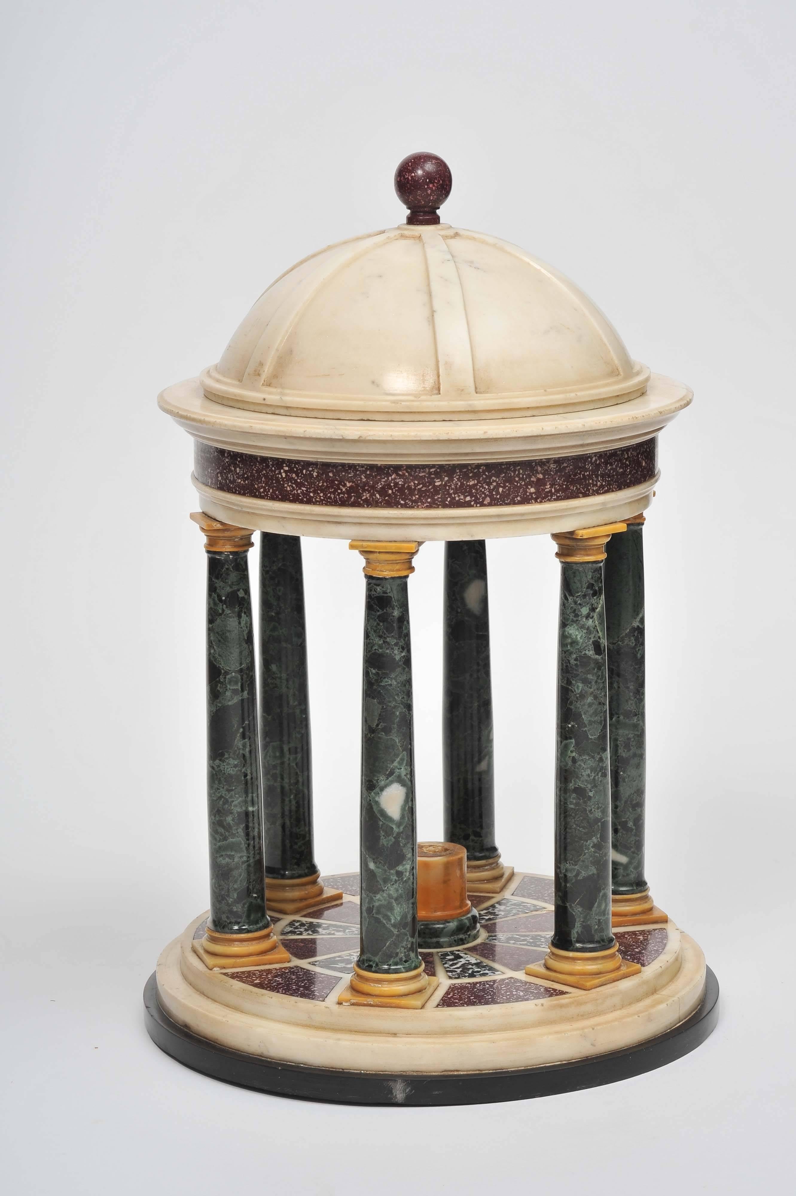 Early 19th Century Grand Tour Model of a Classical Temple In Excellent Condition In London, GB