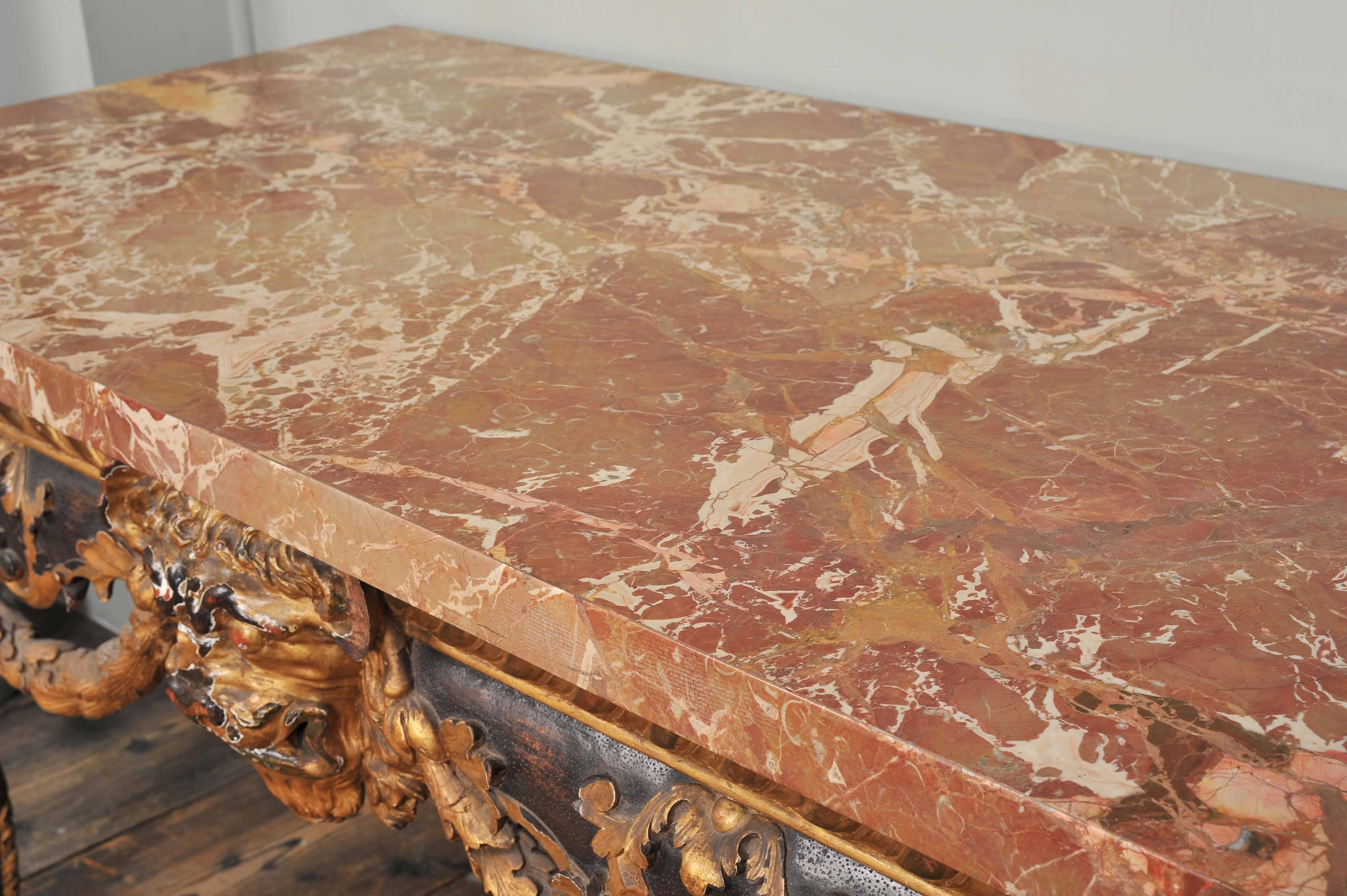 Mahogany and Parcel-Gilt Centre Table in the George II Style 7