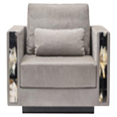 Poltrona da salotto Zeus Gray Horn