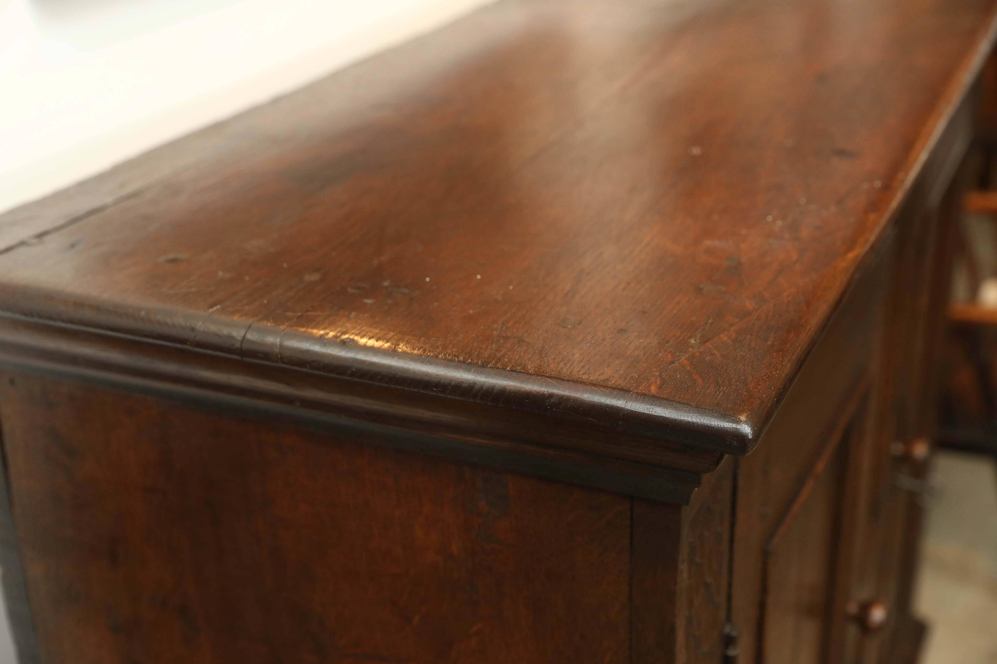 18th Century and Earlier 17th Century Oak Cabinet
