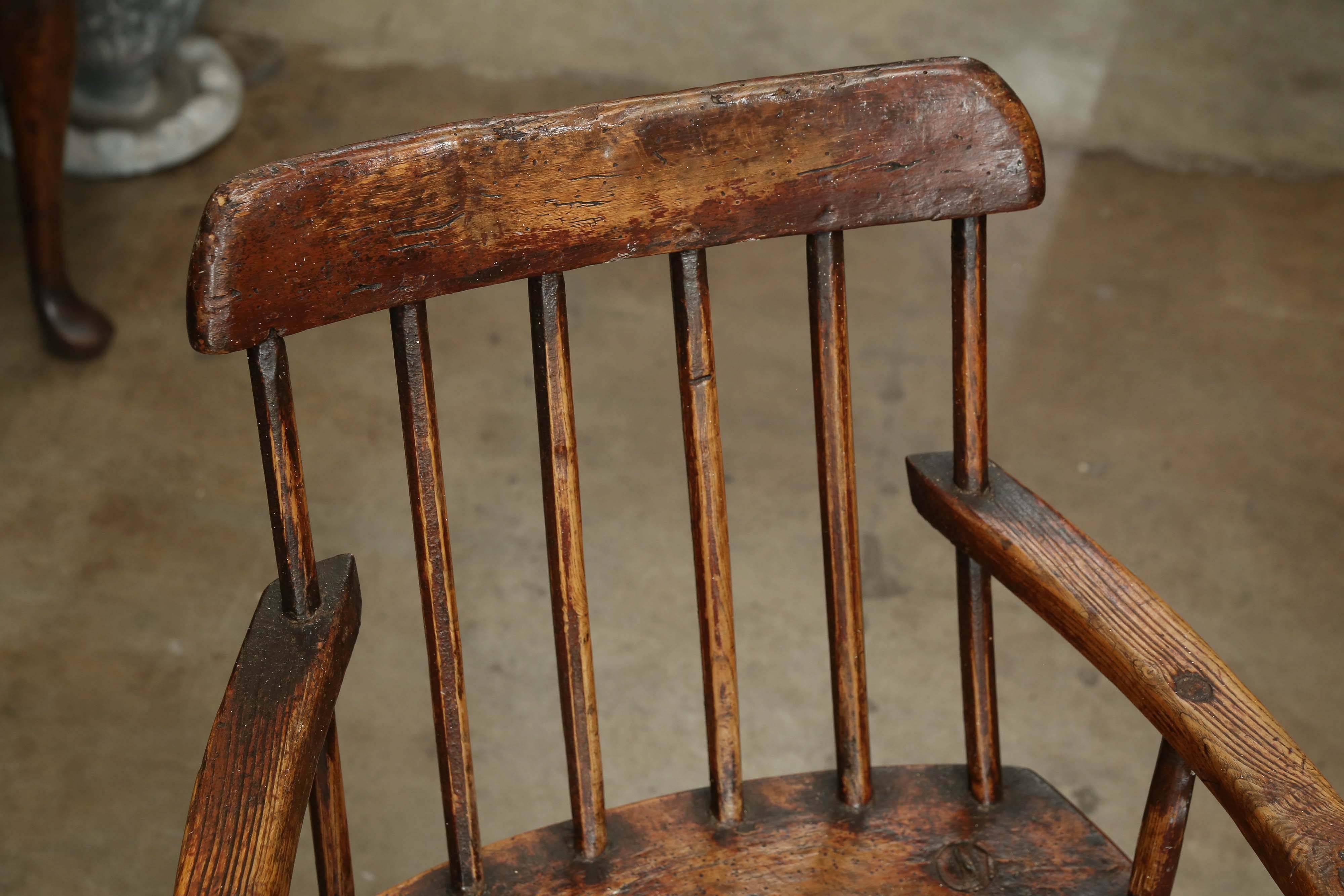 Welsh Stick Chair, Volkskunst des 18. Jahrhunderts (Englisch) im Angebot