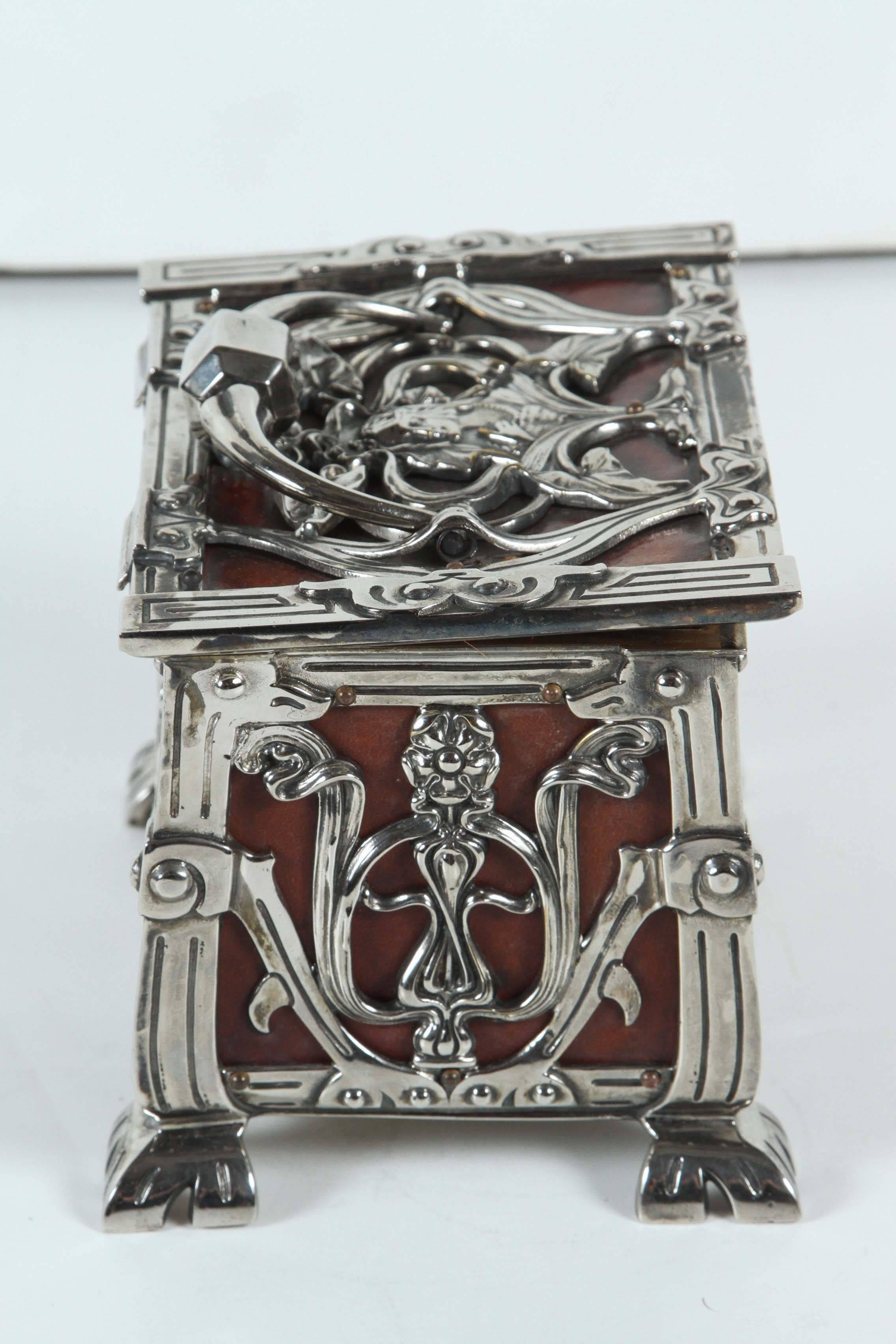 19th Century, Vibrant, Art Nouveau Box 1