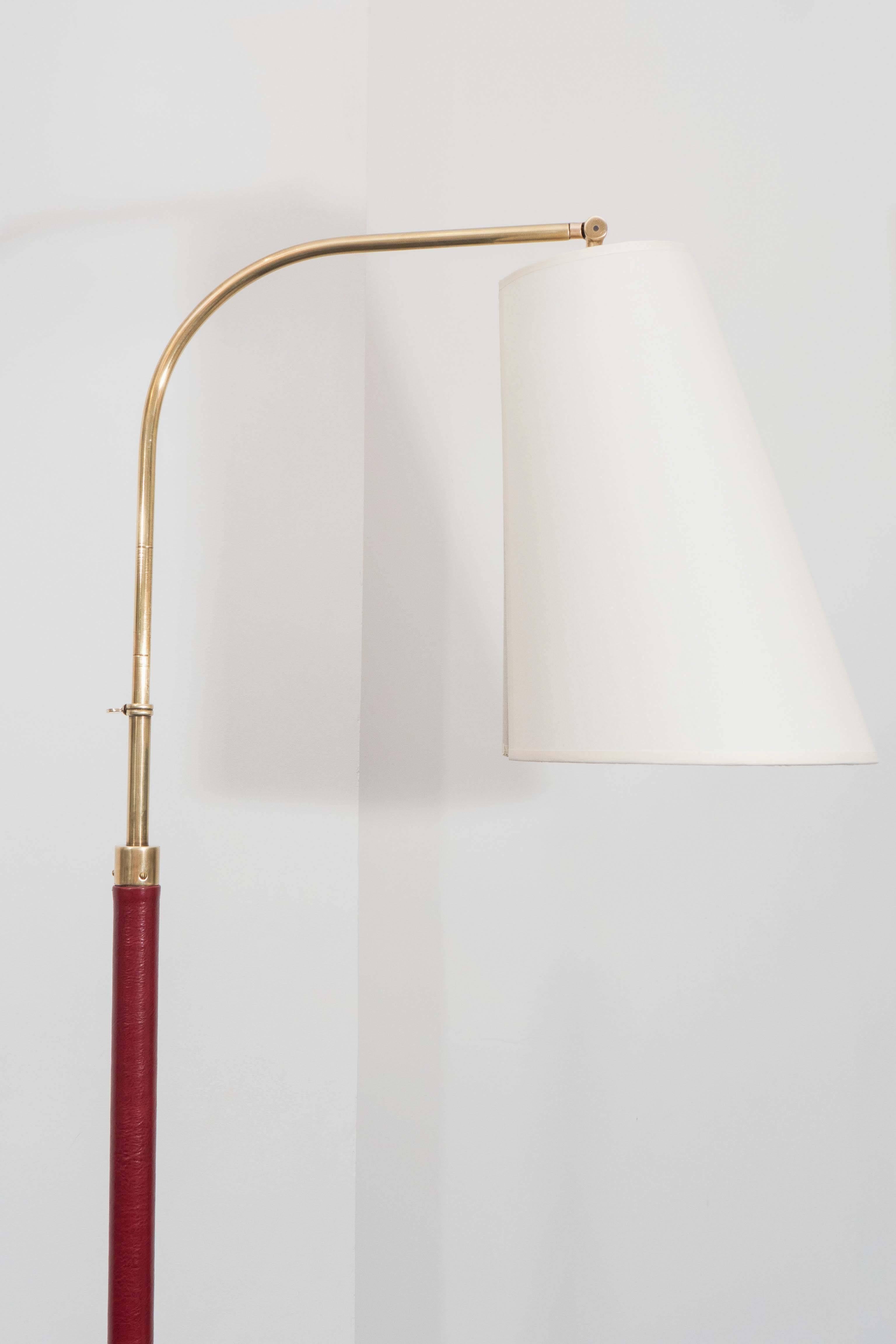 French Jacques Adnet Reading Lamp For Sale
