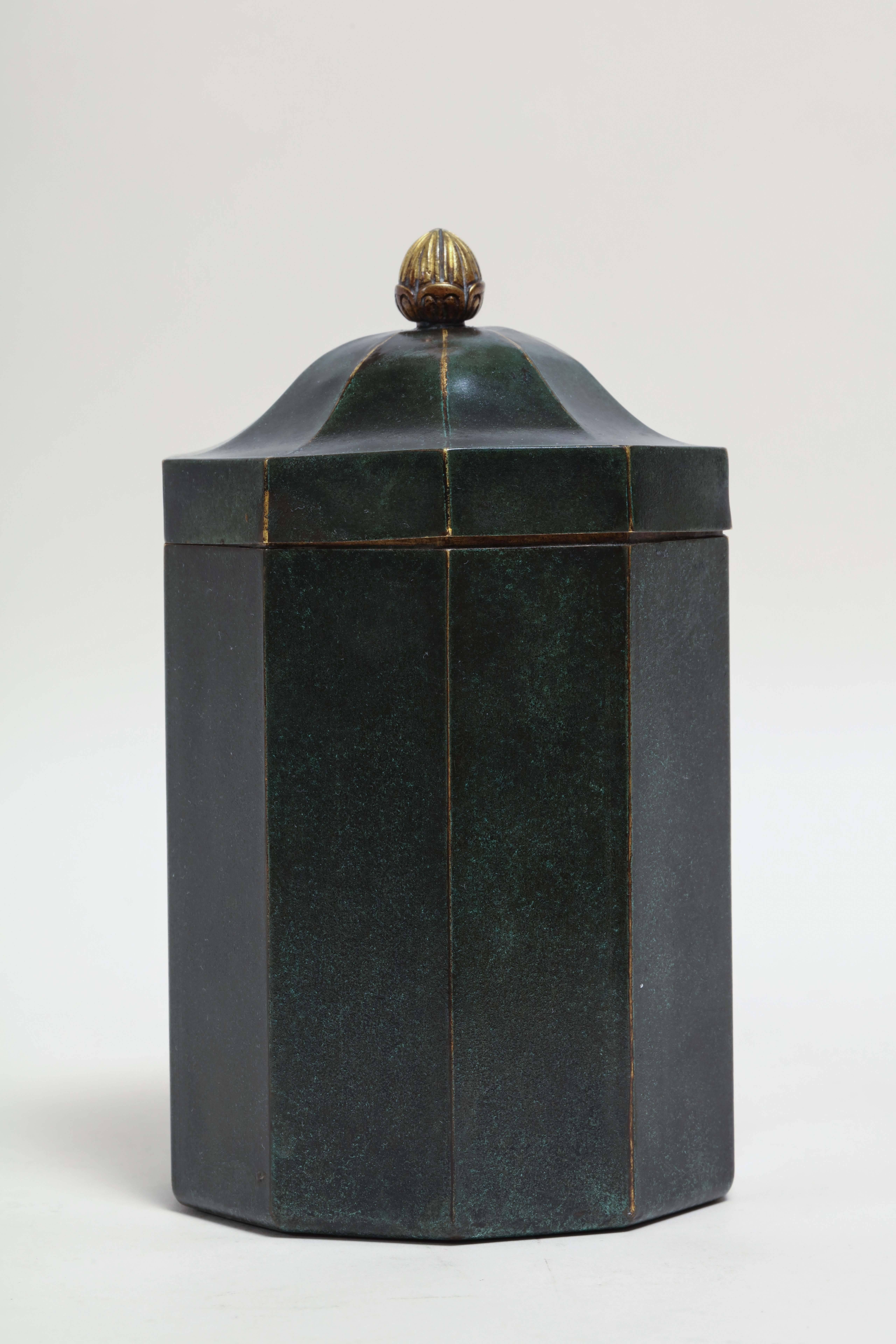 Louis Sue for Christofle French Art Deco Covered Box In Excellent Condition In New York, NY