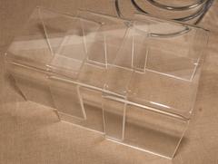 Set of Three Mid-Century Lucite Nesting Tables