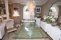 Mid-Century Dining Table with Exquisite Base