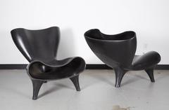 Pair of Marc Newson Plastic Orgone Chairs