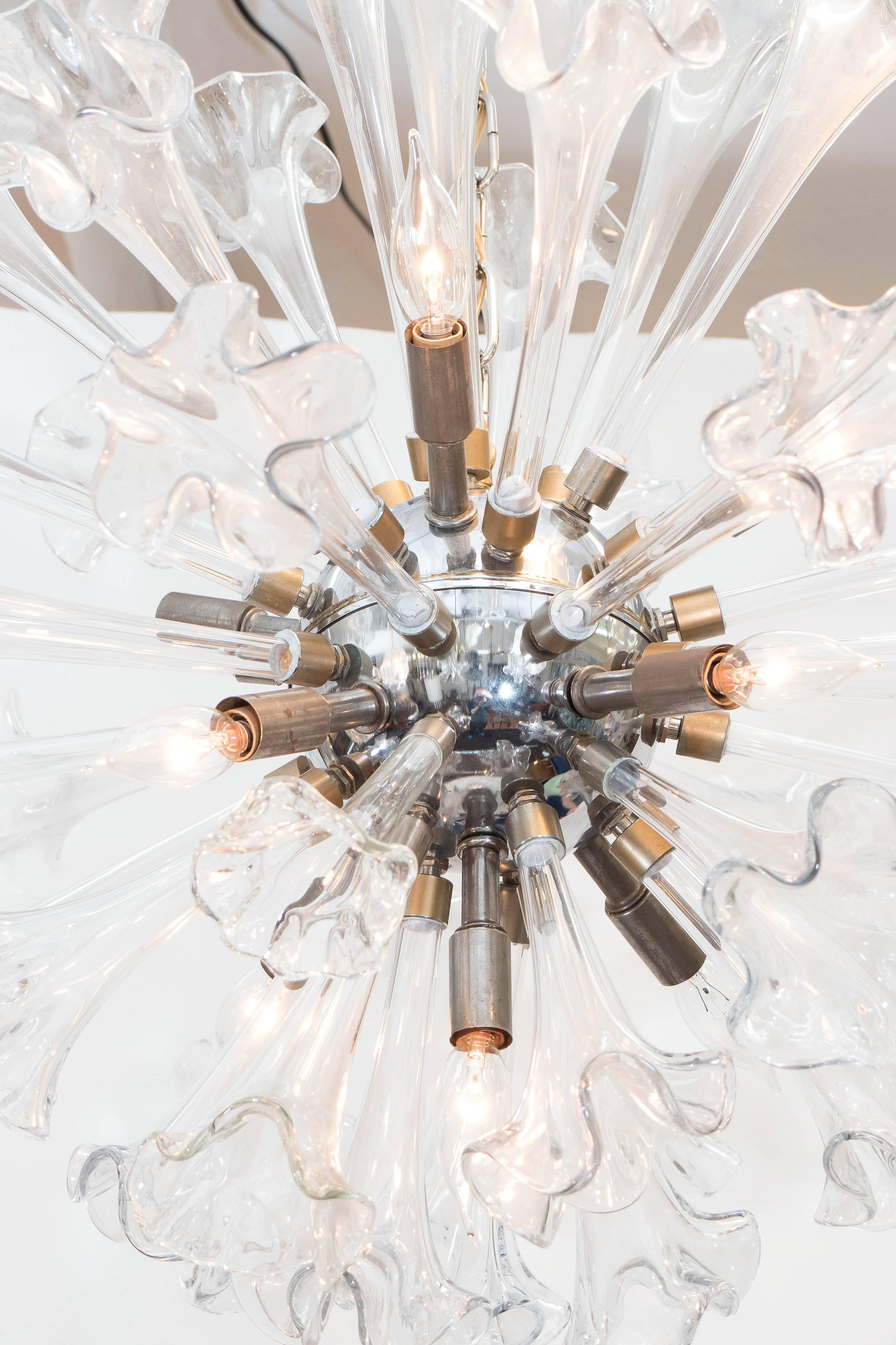 glass sputnik chandelier
