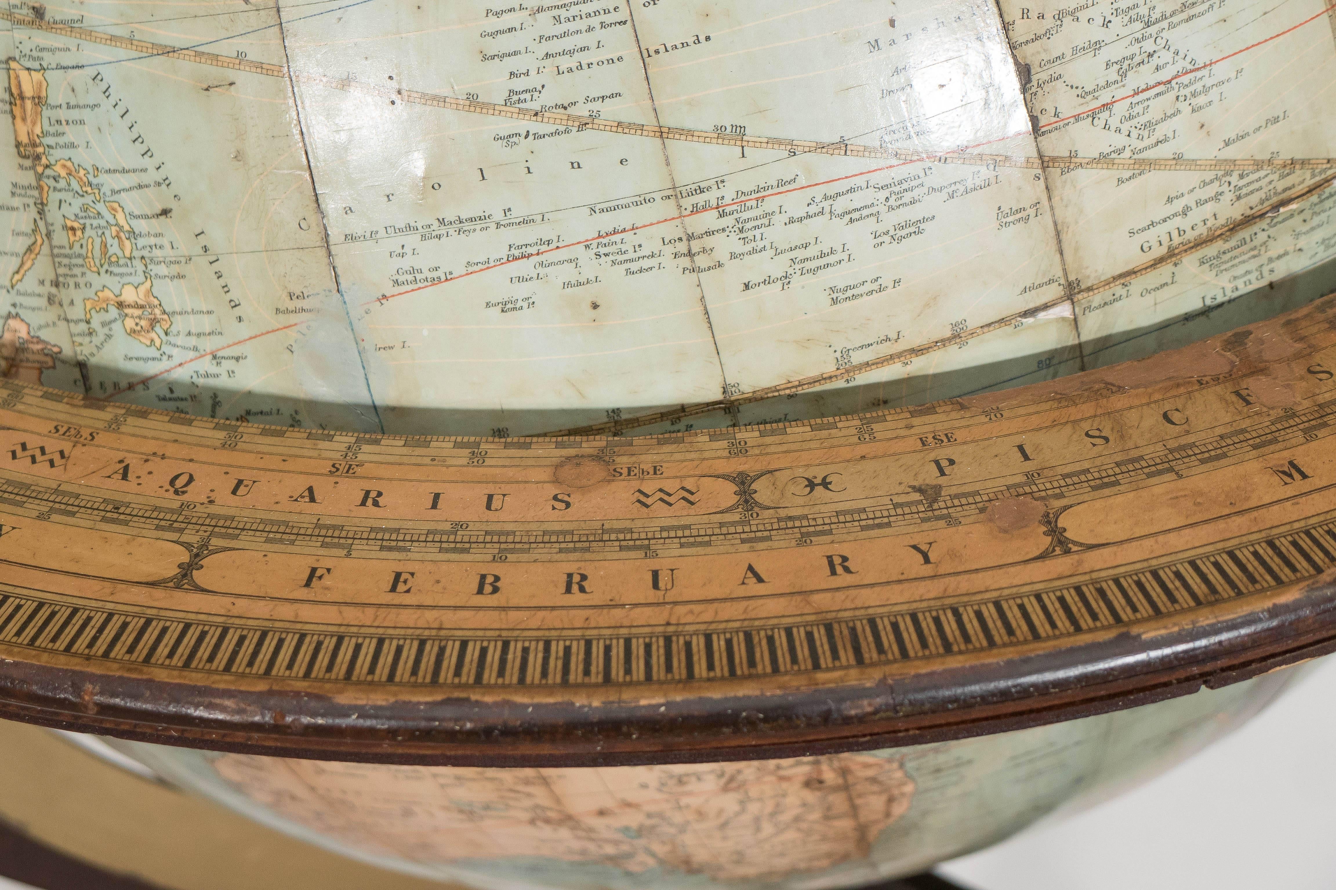 Donohue & Henneberry Terrestrial Globe on Stand 4