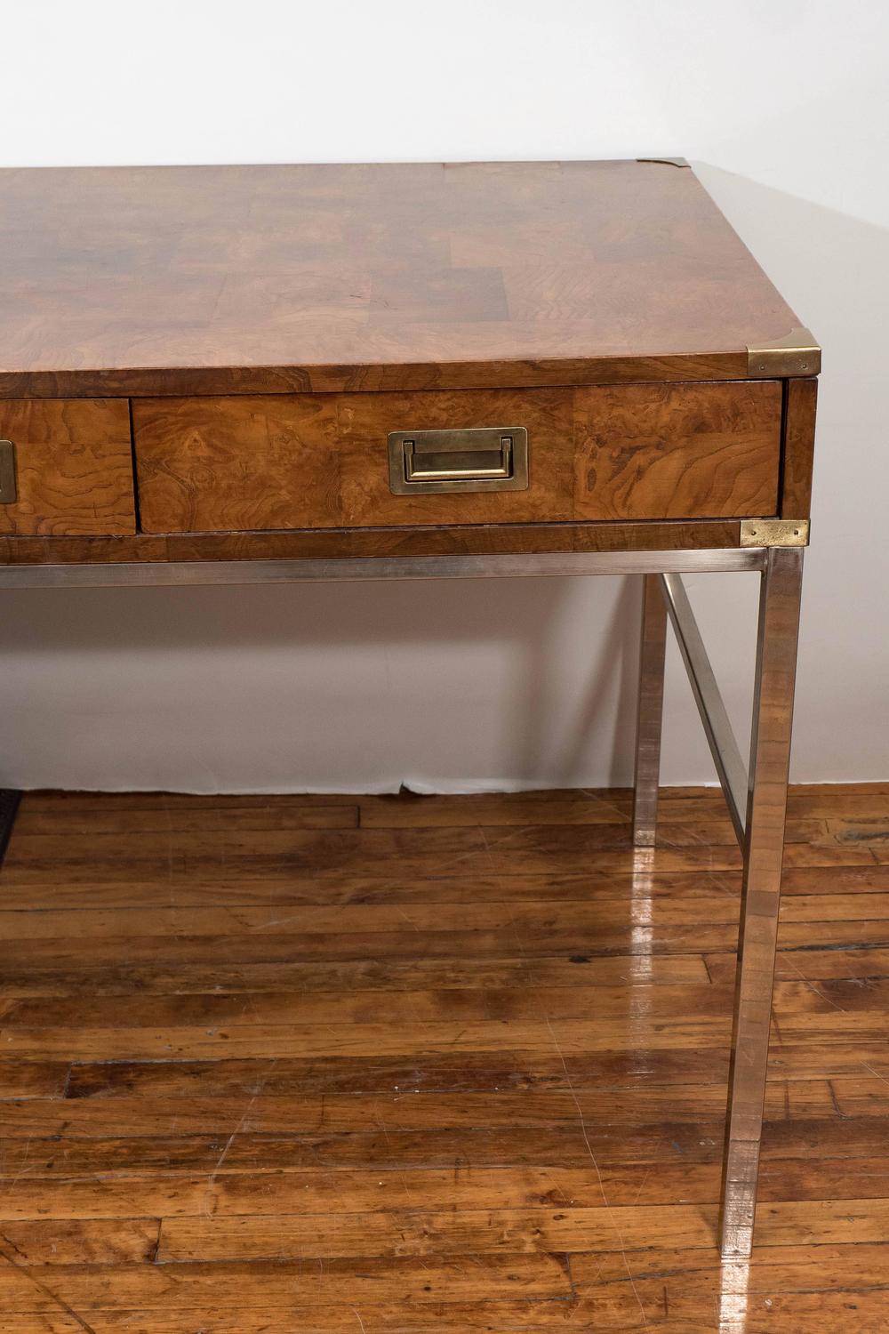 Bernhardt Campaign Style Desk at 1stdibs