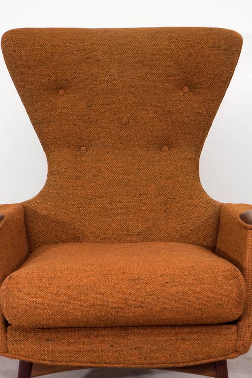 Adrian Pearsall High Back Wing Armchair at 1stDibs