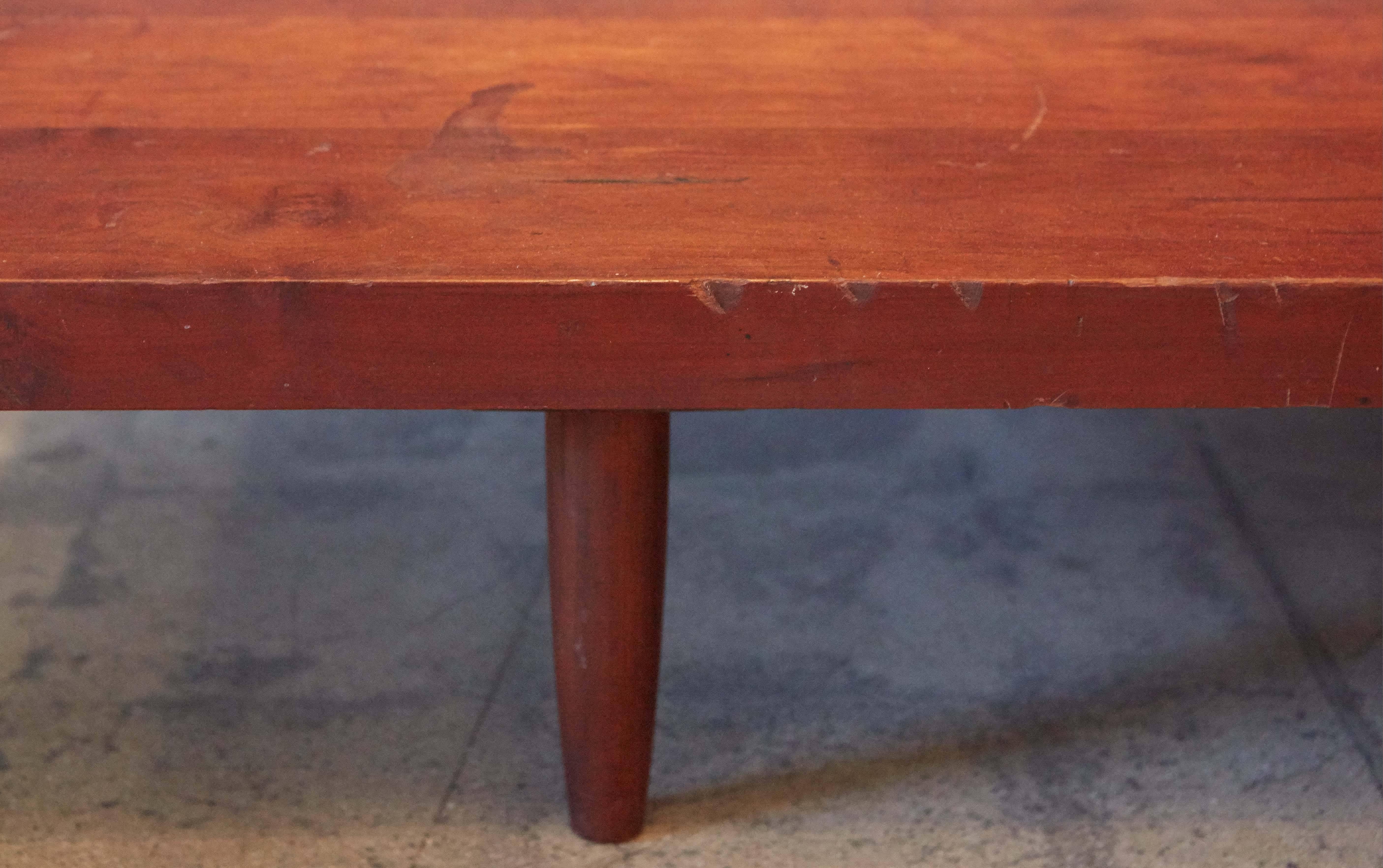 Mid-20th Century Long Low Cherry Table by George Nakashima, New Hope, Pennsylvania, 1956