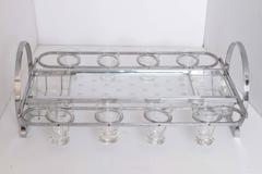 Complete Original Gyroscopic Machine Age Art Deco Cocktail Serving Caddy REDUCED