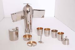 Maschinenzeitalter Art Deco Deutsches Flugzeug Cocktail Shaker D.R.G.M.:: Henckel