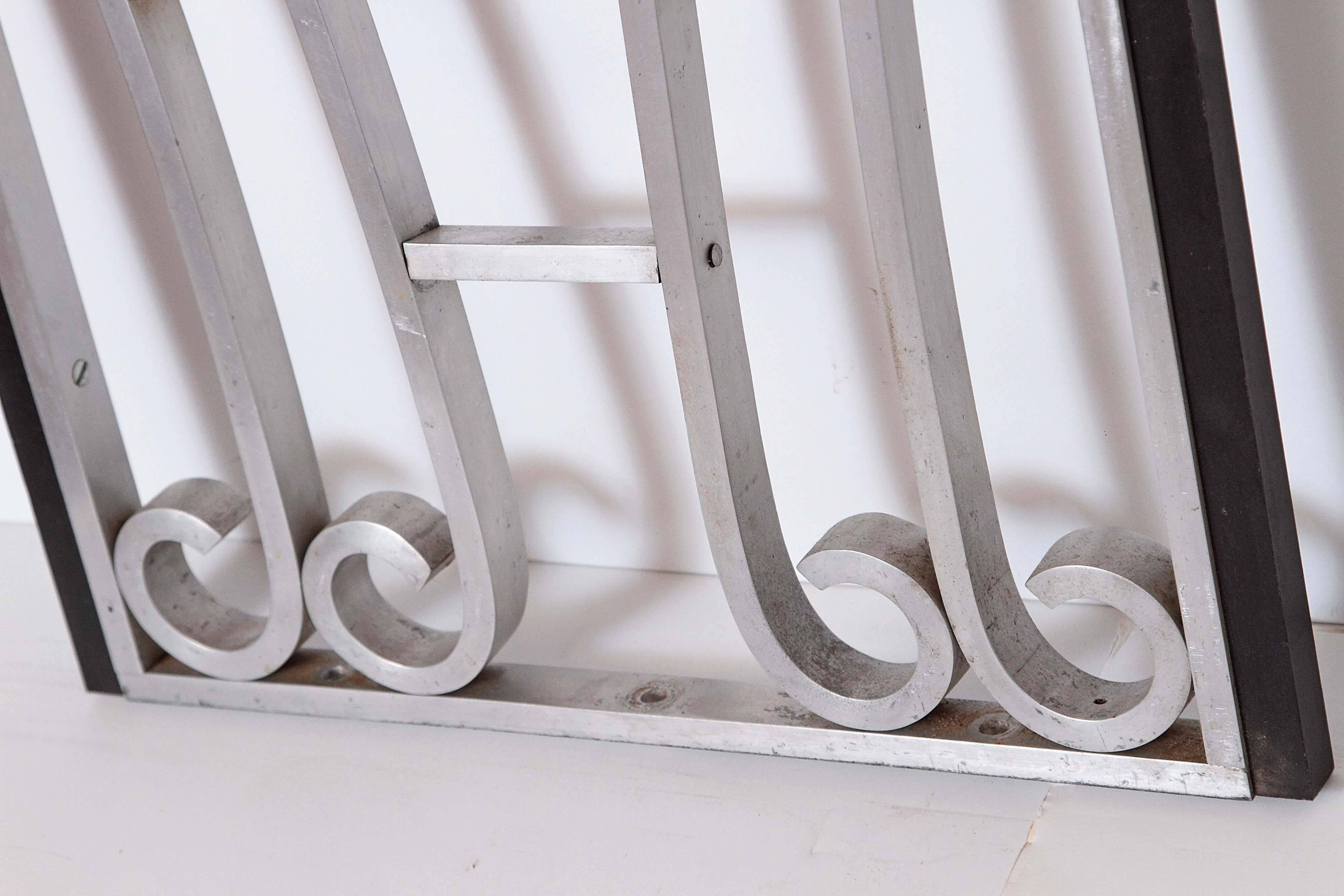 Art Deco Machine Age Decorative Aluminum Architectural Panels 2