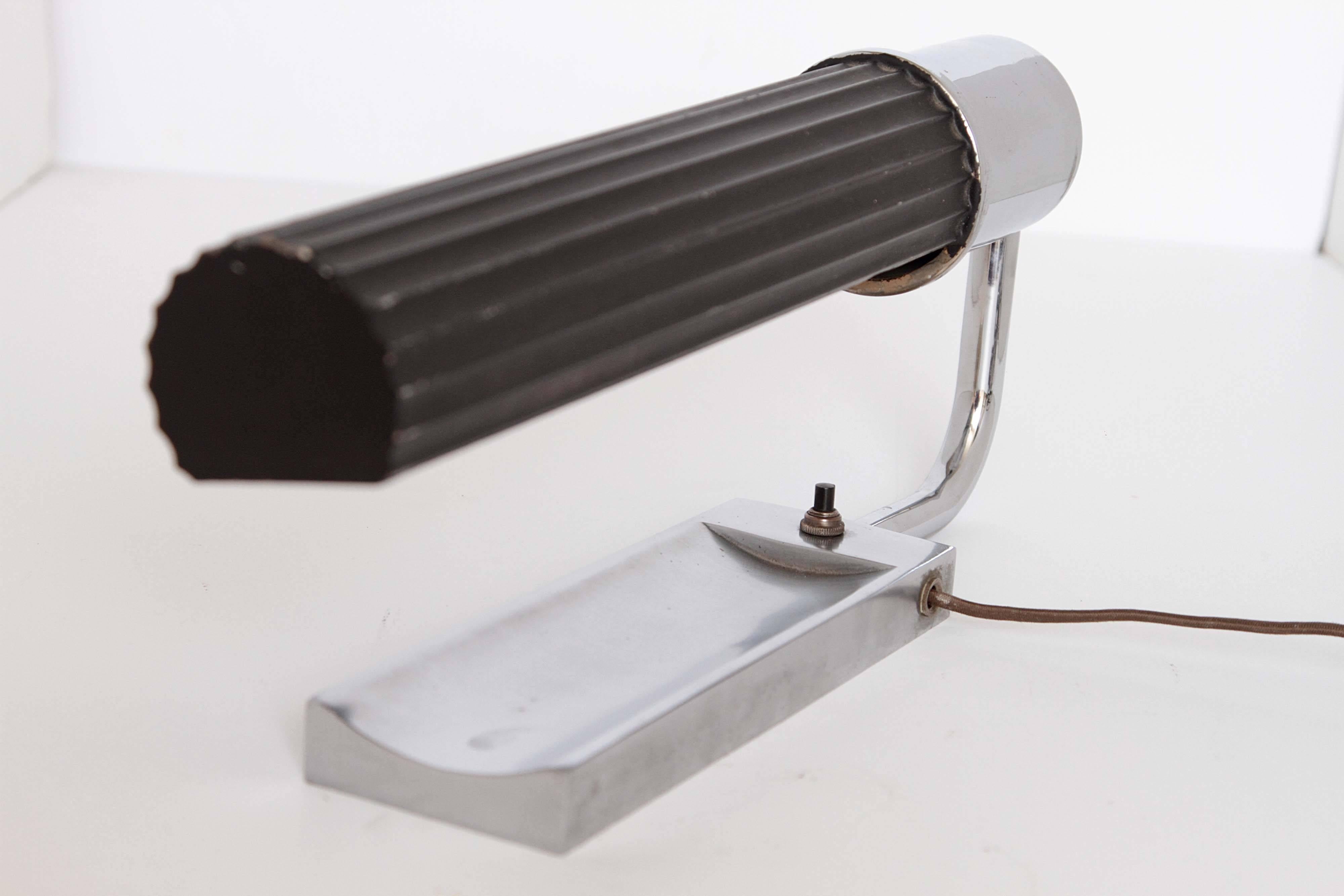 Original Machine Age Adjustable Desk Lamp in the Manner of Pfisterer, Rohde For Sale 4