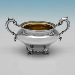York Silver - Cuenco victoriano de plata de ley fabricado en York en 1840