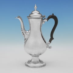 Hester Bateman - caffettiera in argento sterling di Londra 1781