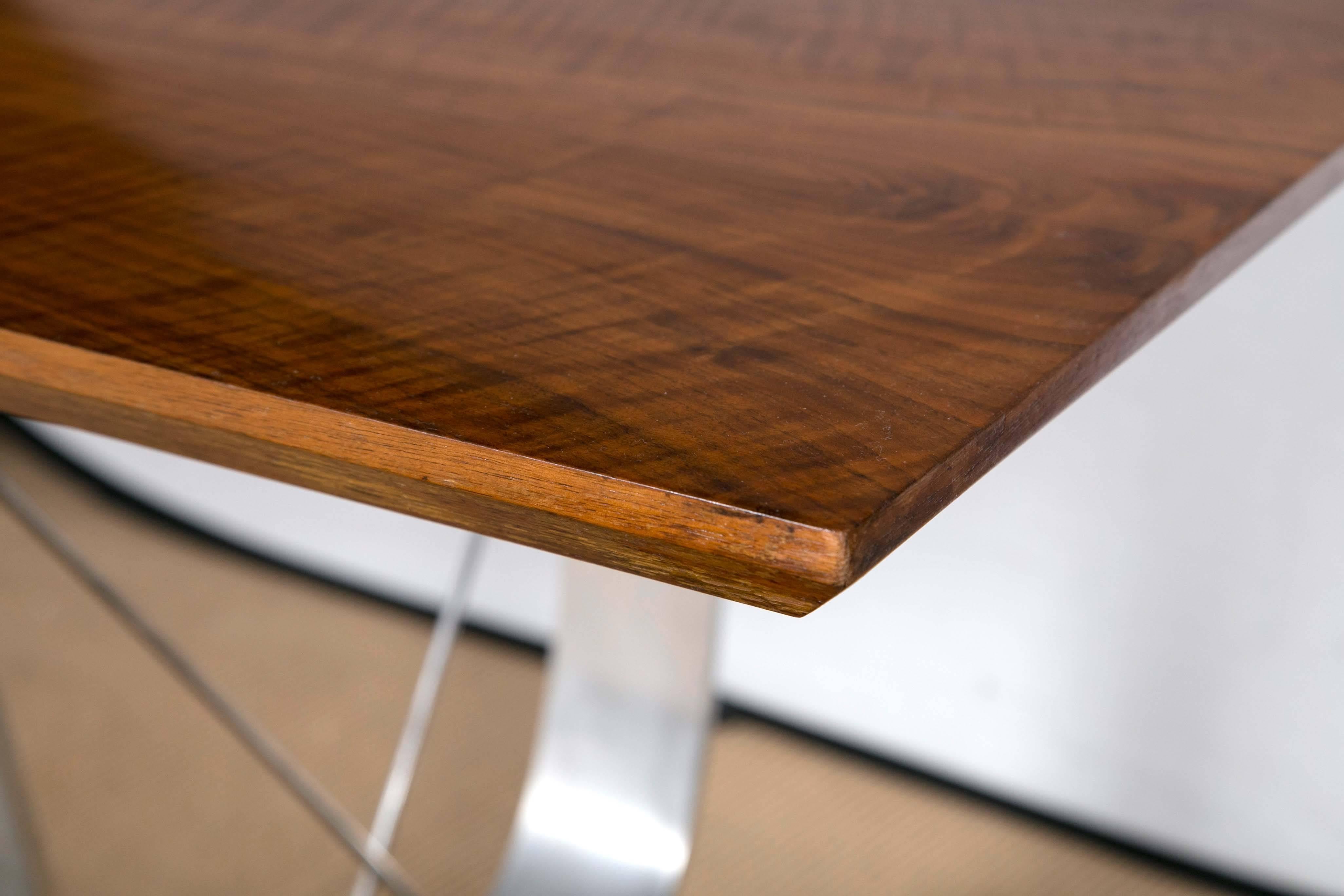 Stunning Donald Deskey dining table could also function as a stylish table desk.