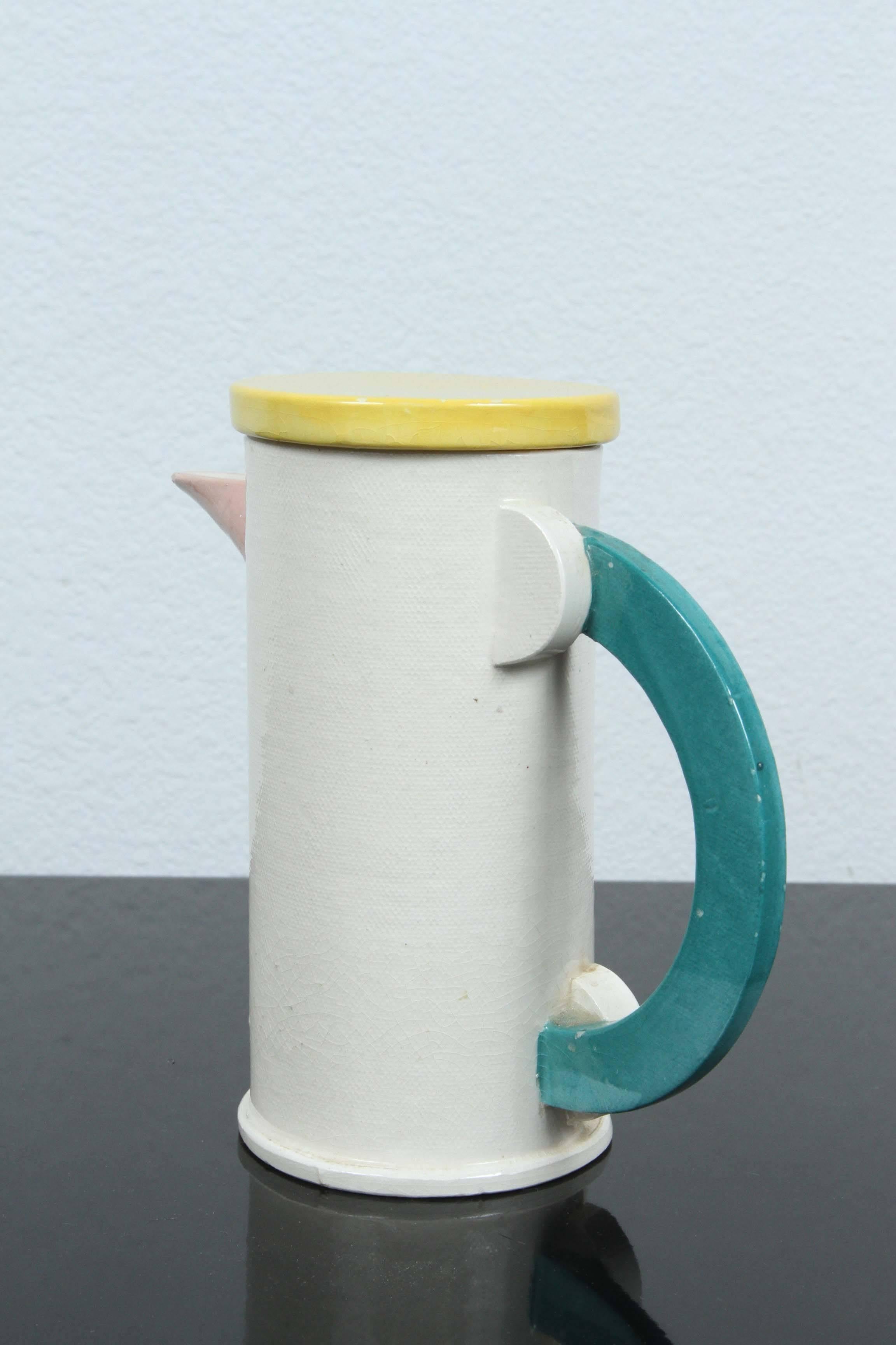 Post-Modern Early Post Modern Decorative Teapot by Peter Shire
