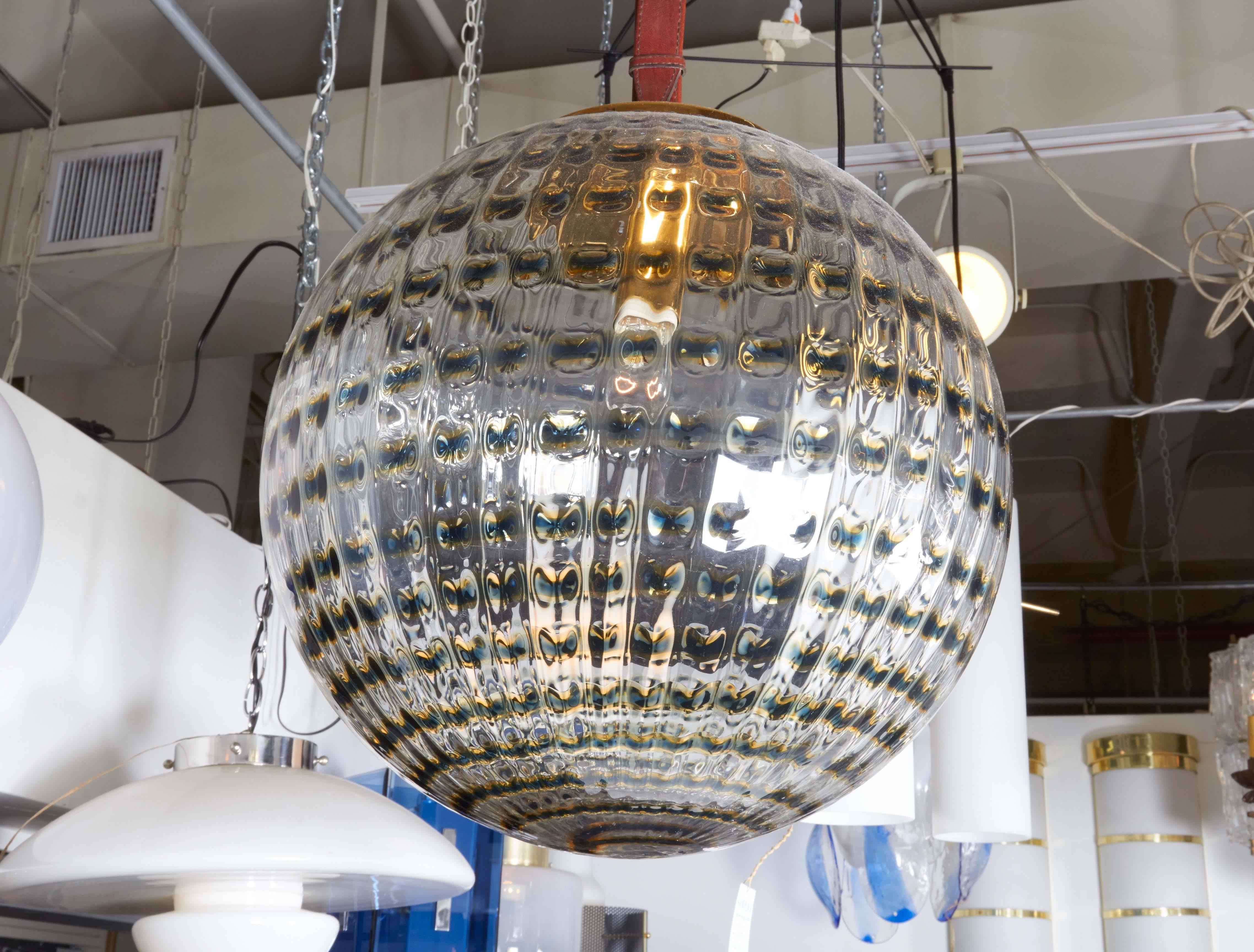 Targetti 1970s Globe Pendant Light In Good Condition In New York, NY