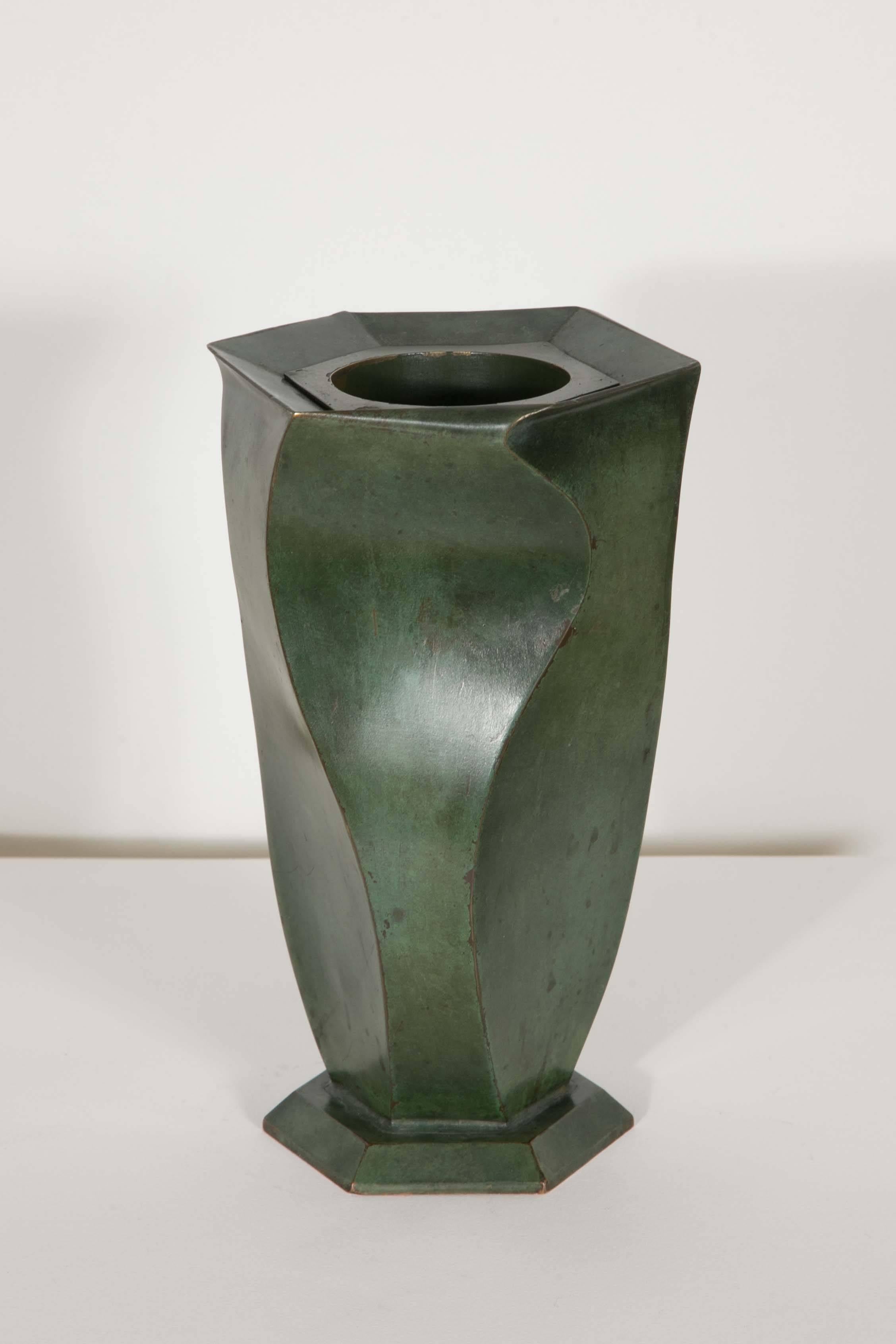 Bronze Vase by Jean Dunand, 1920s 2