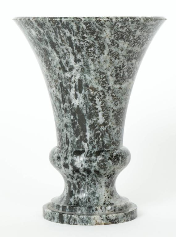 A Swedish Kolmards marble vase, circa 1920-1930.