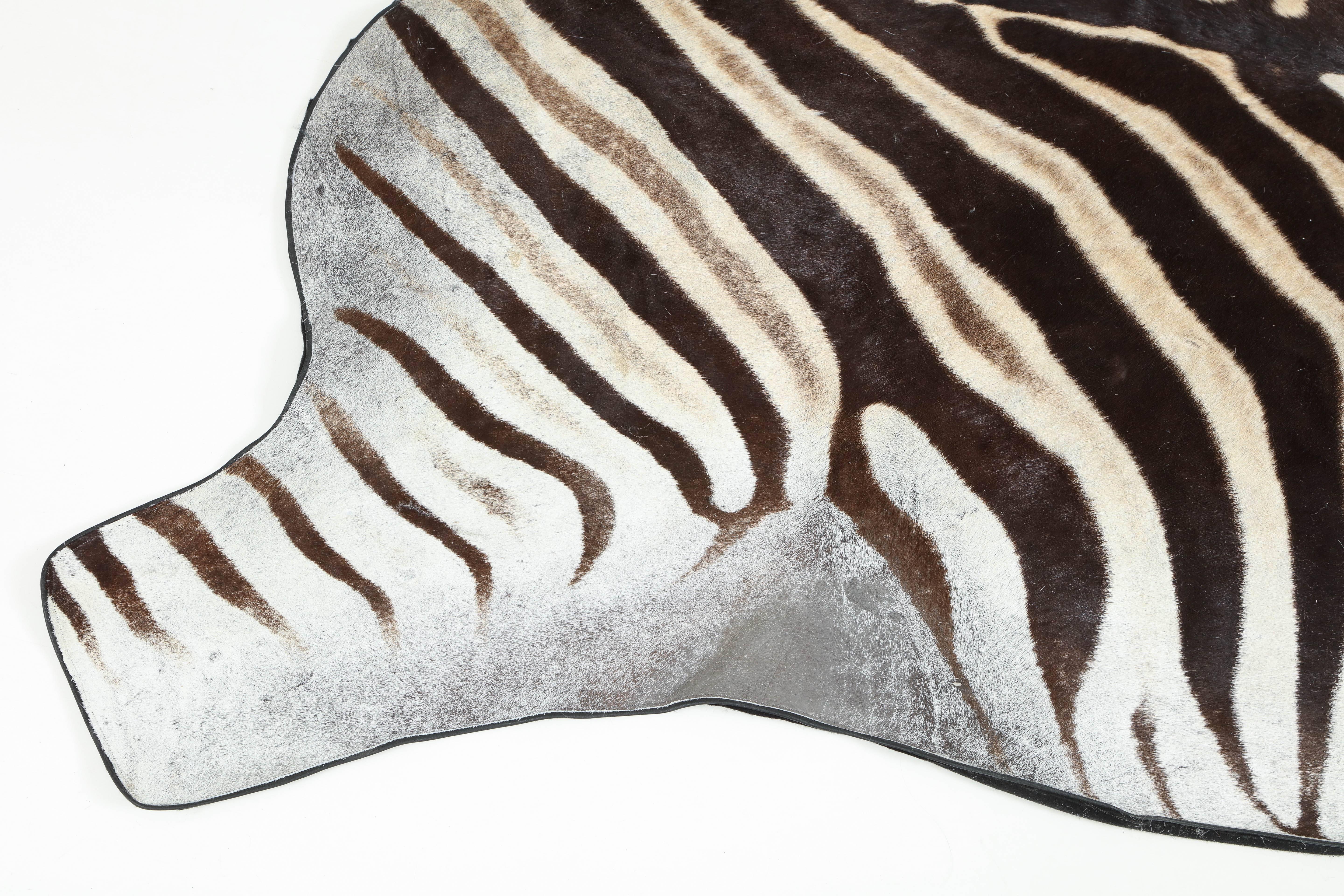 South African Zebra, Rug, Vintage