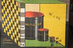 Dutch De Stijl Cubic Meter Poster
